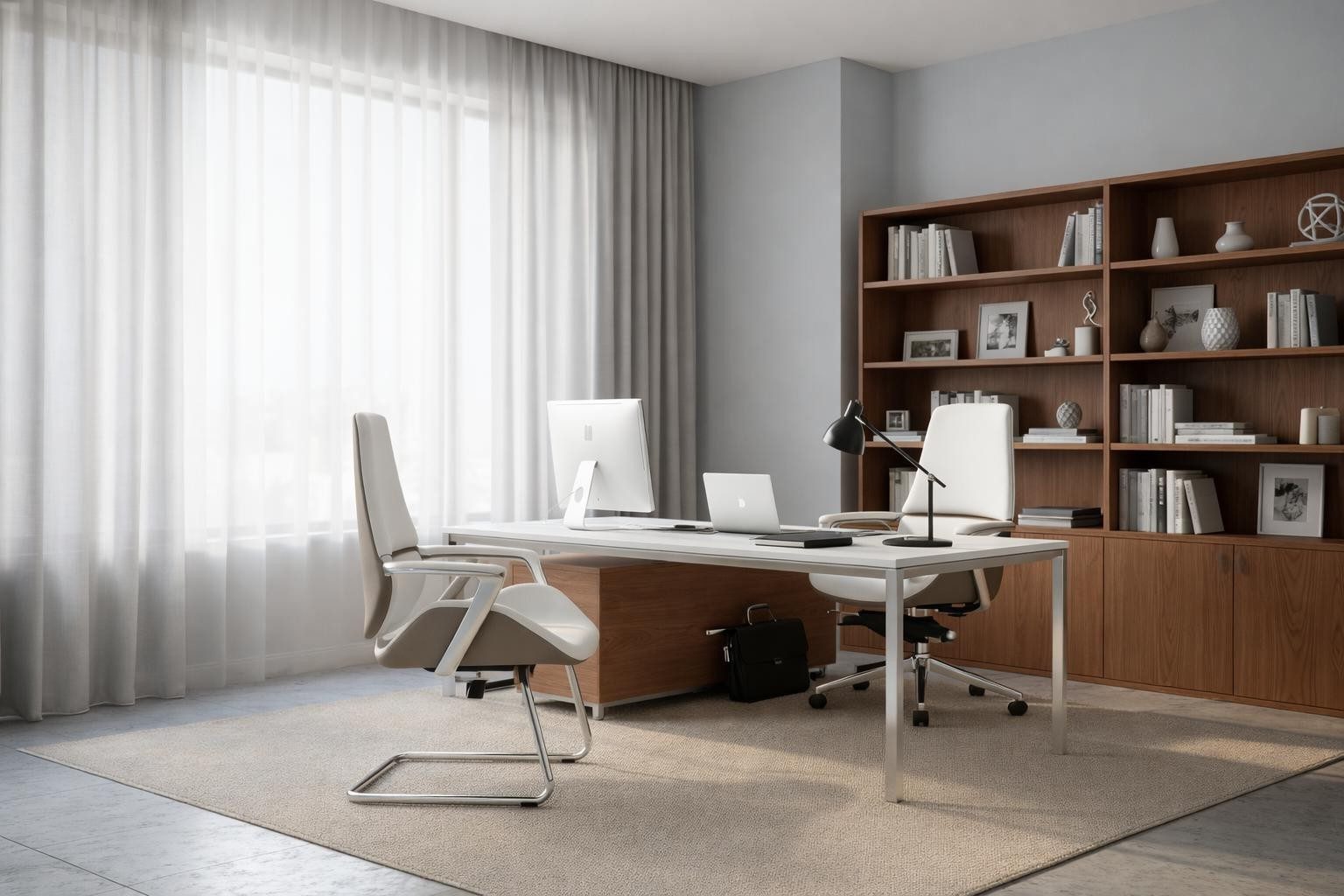 Xlmoebel Besucherstuhl Ergonomischer Besucherstuhl mit modernem Aluminiumgestell, Made in Europa