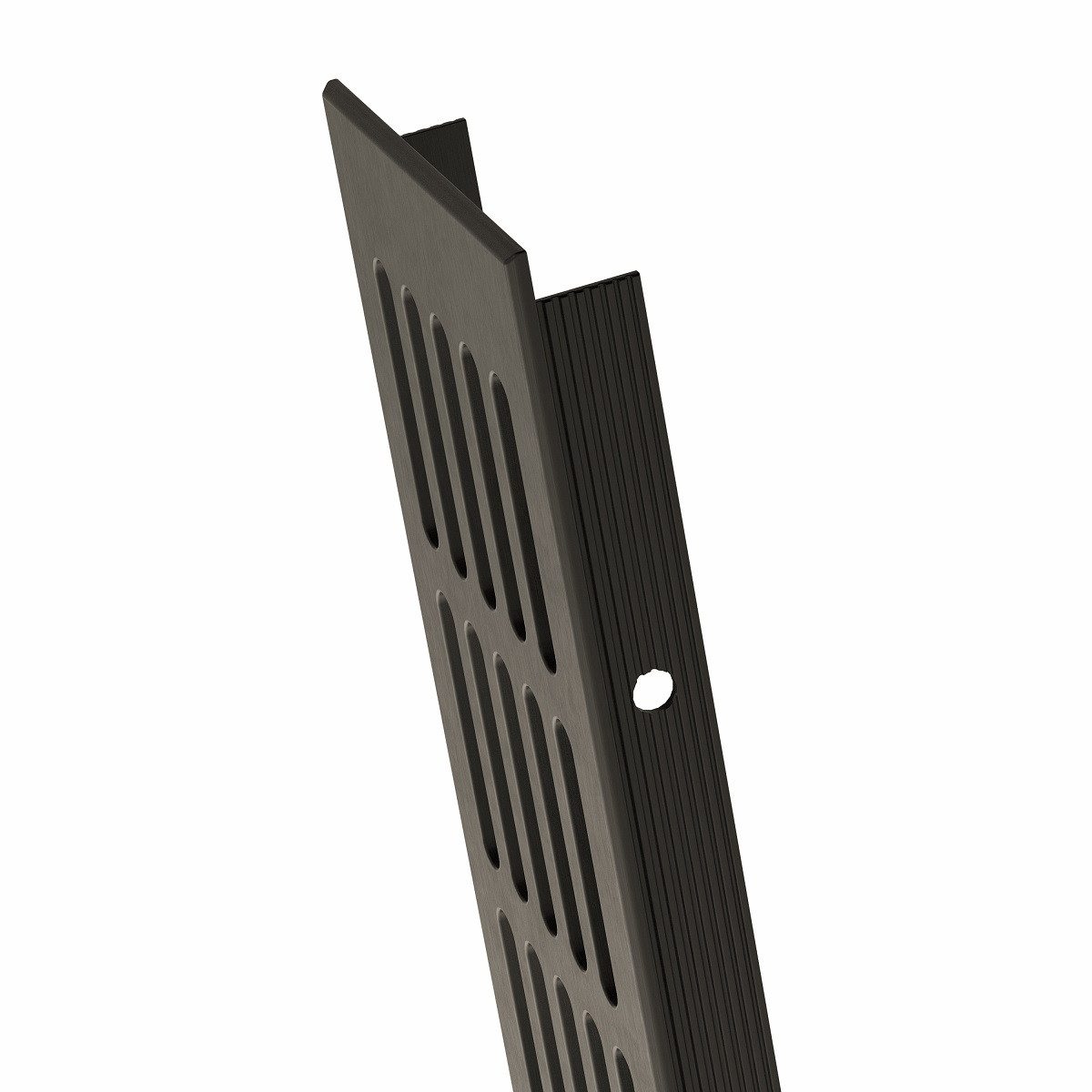 MS Beschläge Lüftungsgitter Aluminium Belüftungsgitter Braun Stegblech 80mm