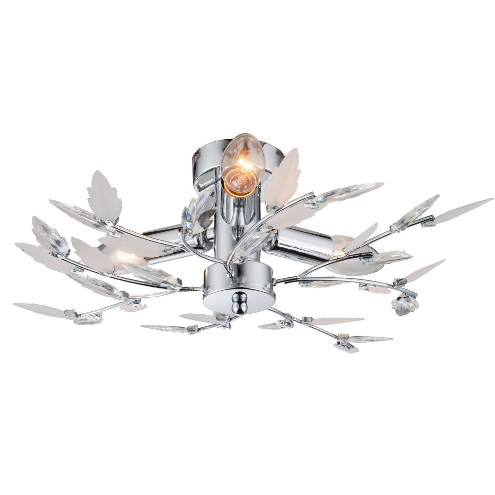 Deckenleuchte Deckenleuchte Wohnzimmer Deckenlampe Schlafzimmer chrom 3 Flammig