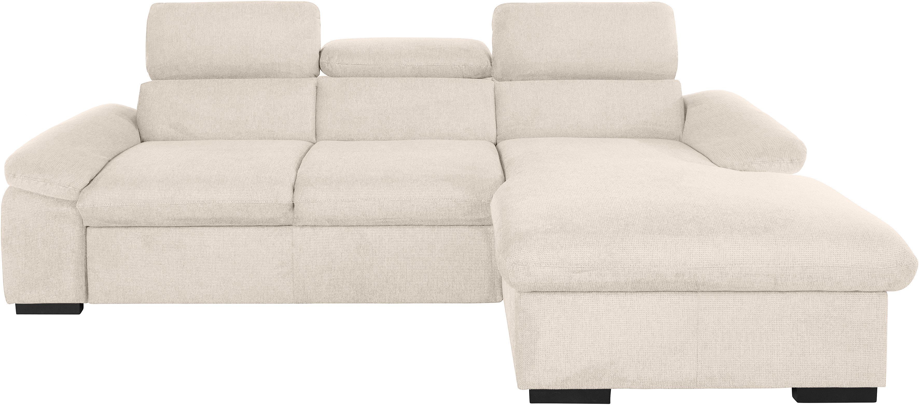 COTTA Ecksofa "Lola L-Form mit Kopfteilfunktion & Hocker", (Set, mit Hocker günstig online kaufen