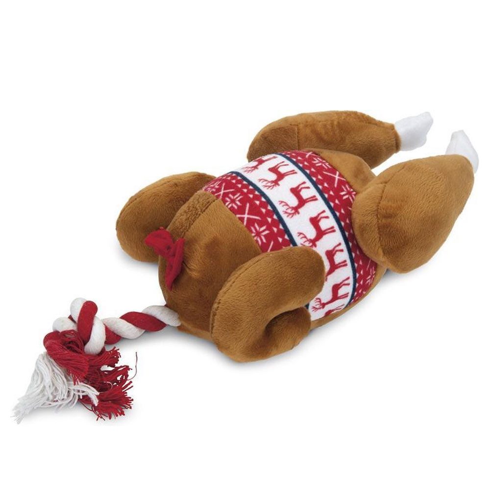 Beeztees Tierkuscheltier Beeztees Weihnachtsspielzeug Truthahn