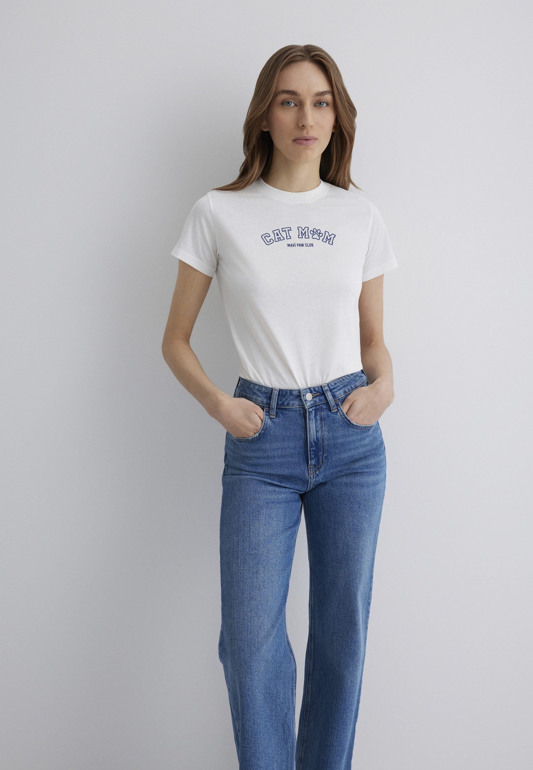 Mavi T-Shirt CAT PRINTED T-SHIRT Print T-Shirt