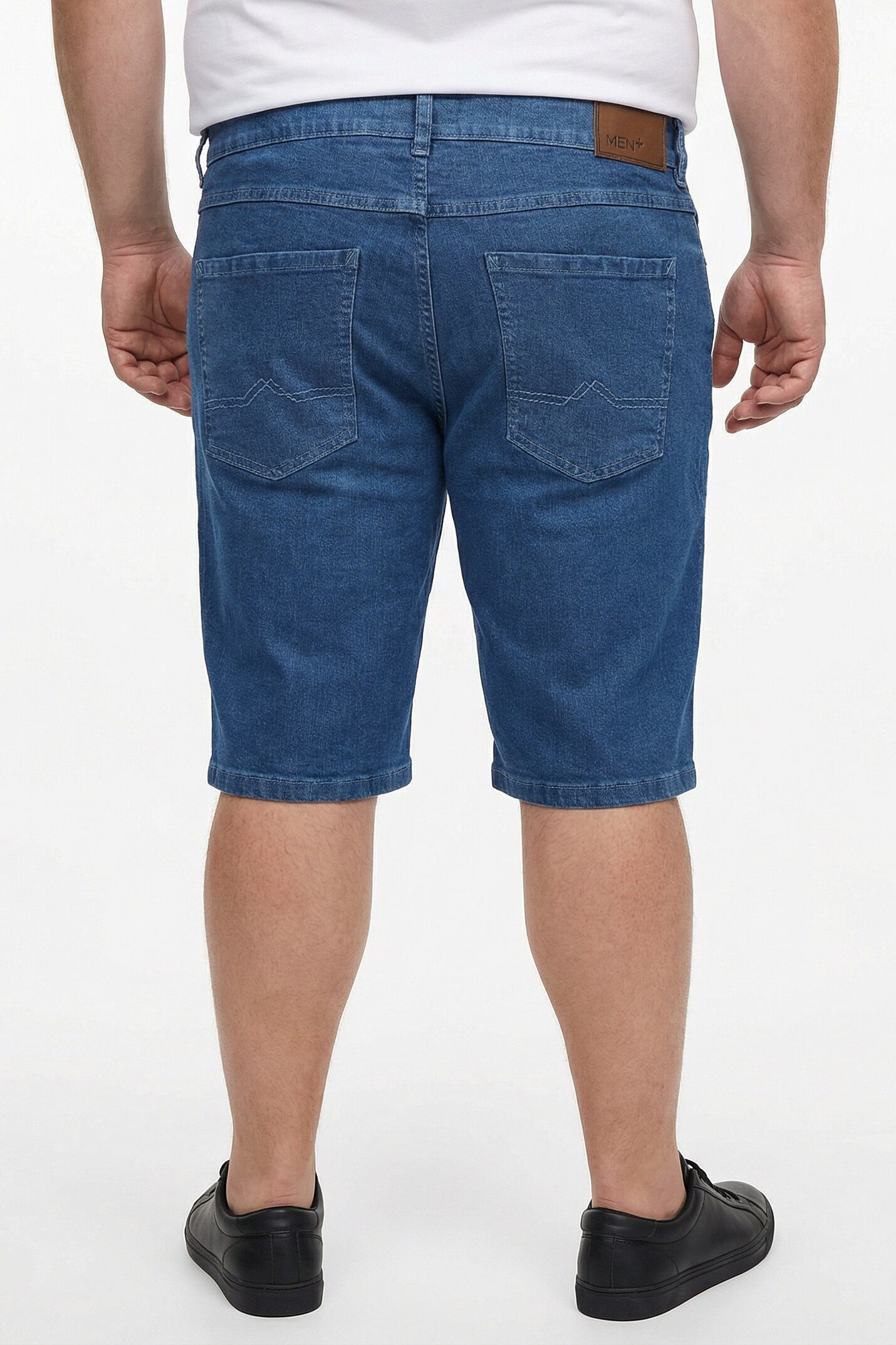 Men Plus Bermudas Jeansbermuda FLEXLASTIC® Denim 5-Pocket