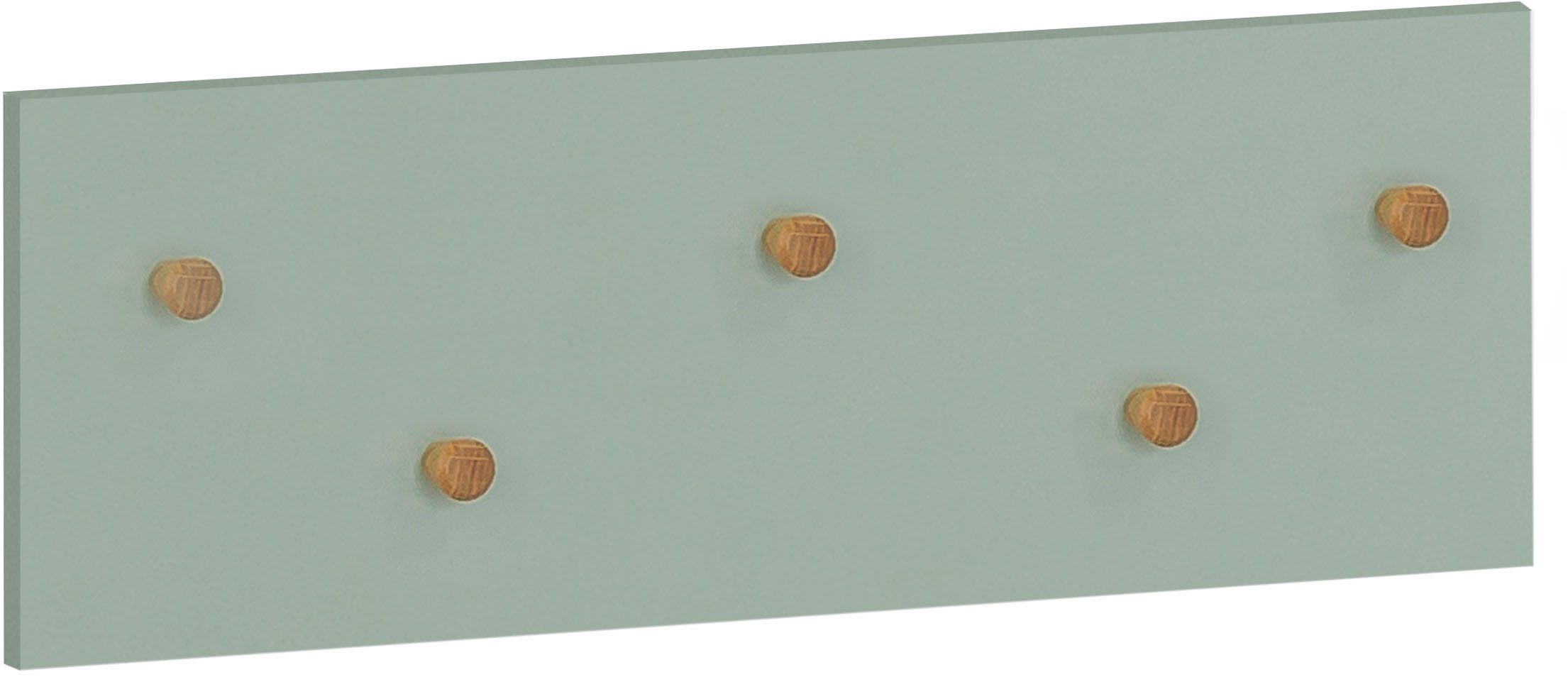 Schildmeyer Hakenleiste Bjarne, Breite 55 cm, Haken aus Massivholz, waagerecht und senkrecht montierbar