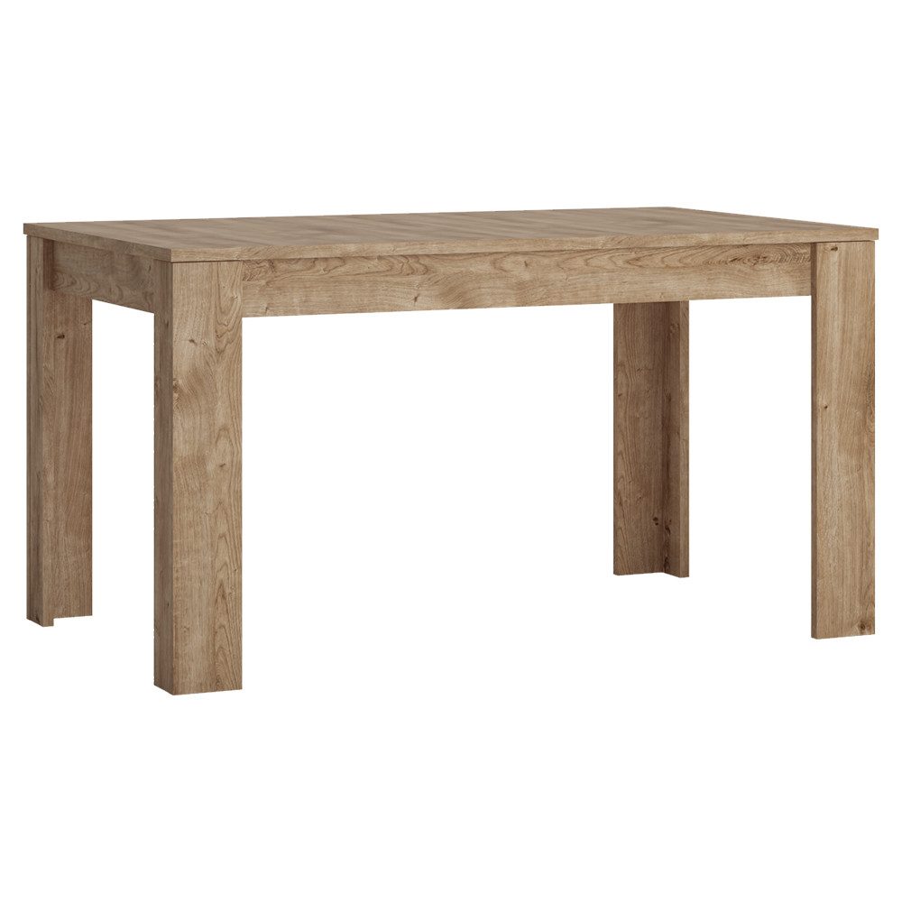Lomadox Esstisch FORTALEZA-129, in Eiche Nb., ausziehbar, B/H/T ca. 140-180/76,6/85 cm