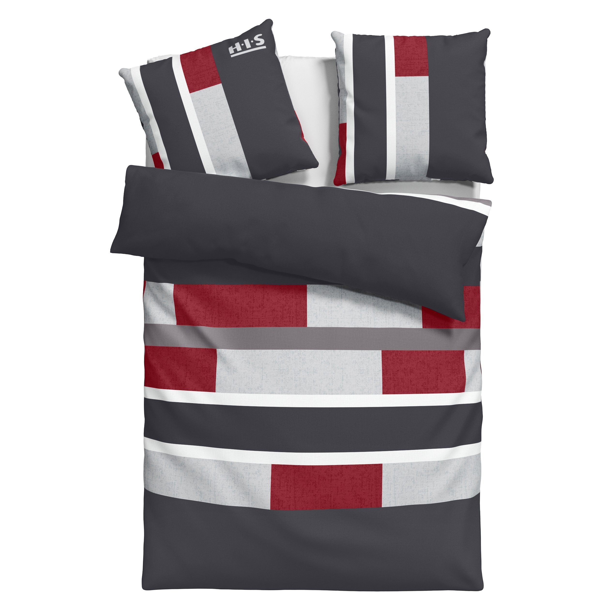 OTTO home Bettwäsche Etienne in Gr. 135x200 oder 155x220 cm, Linon, 2 teilig, Bettwäsche aus Baumwolle mit Streifen, Marke H.I.S by OTTO home – Bild 2 von 5