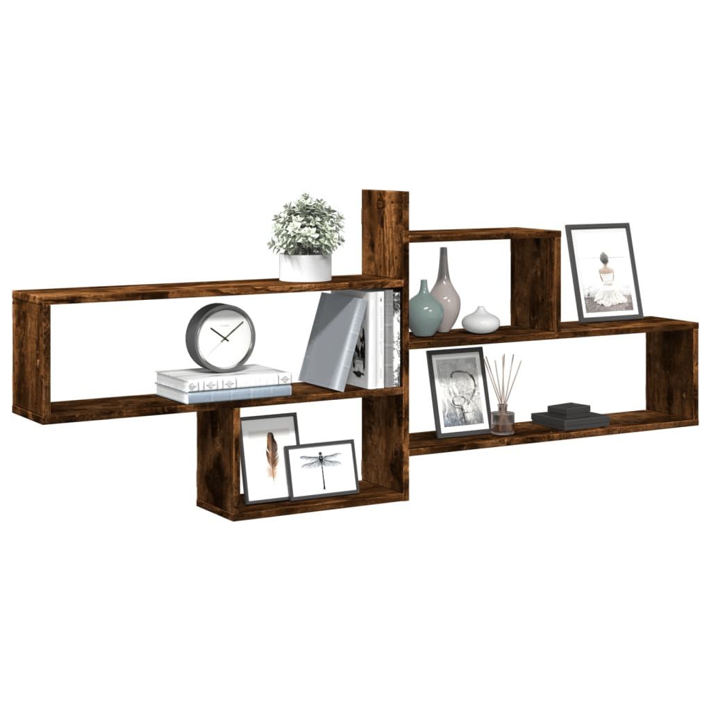 vidaXL Regal Wandregal Räuchereiche 167,5x18x68 cm günstig online kaufen