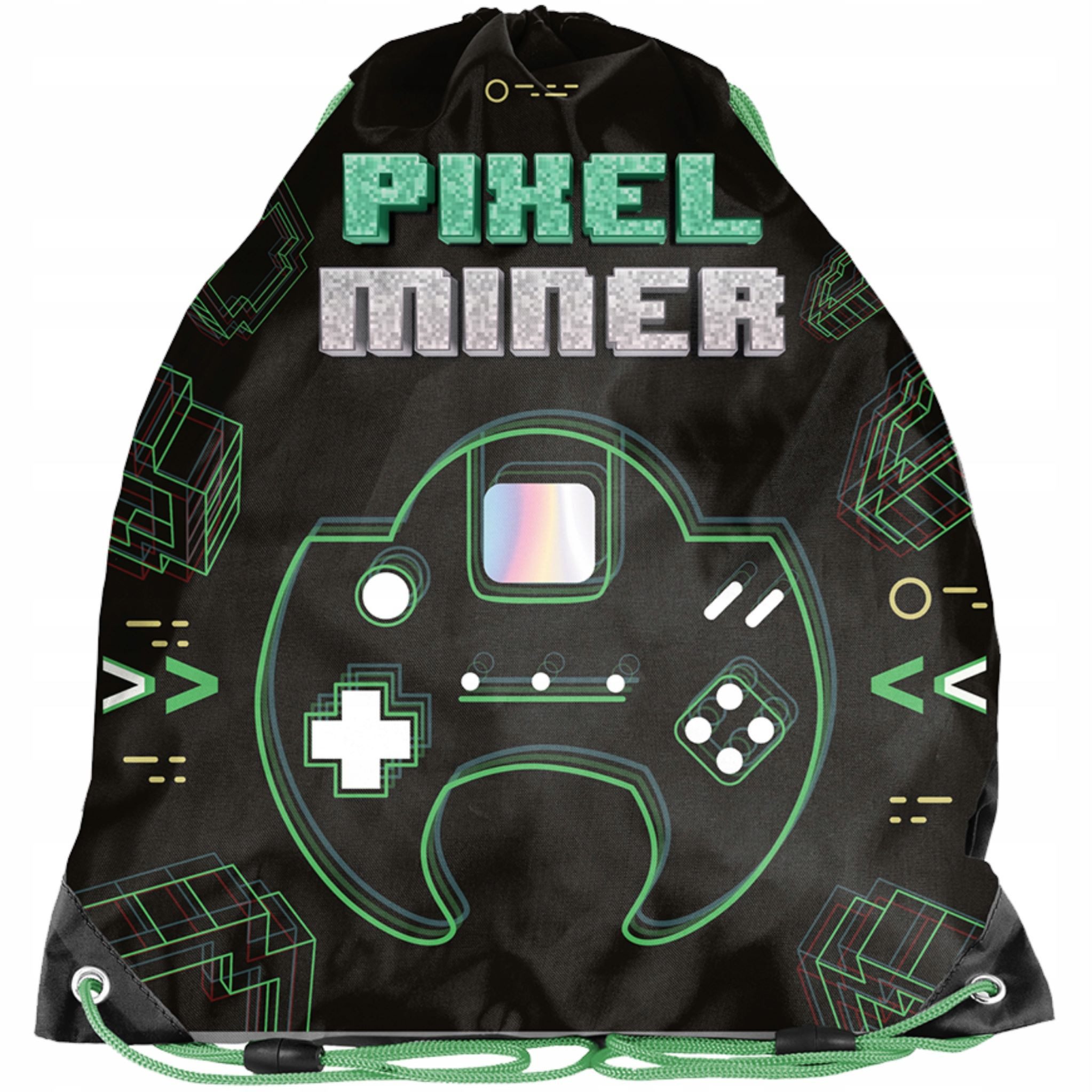 Kinderrucksack Gamer Schuhtasche, wasserdichter Turnbeutel