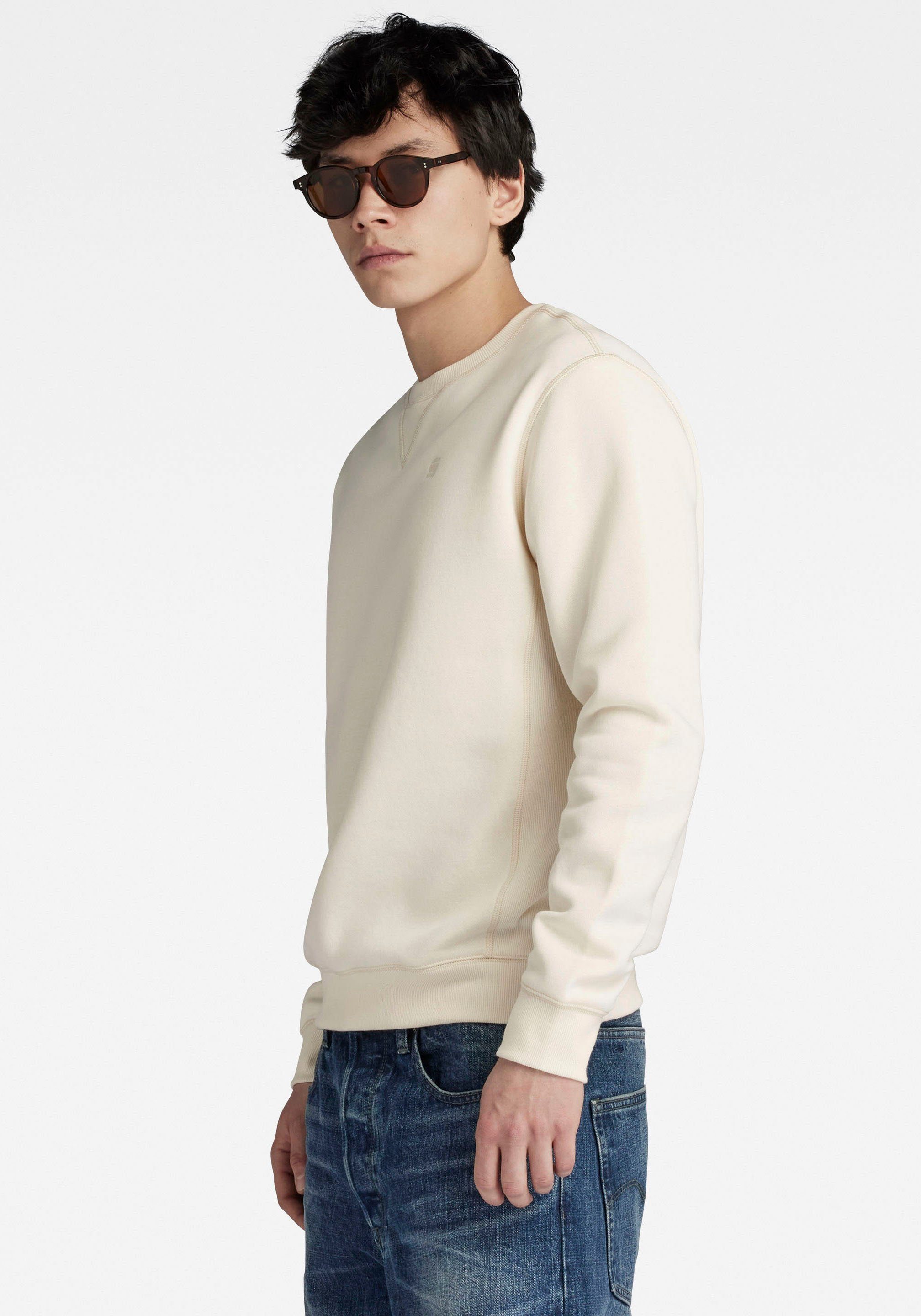 G-Star RAW Sweatshirt Premium Core Sweat eggnog Pacior