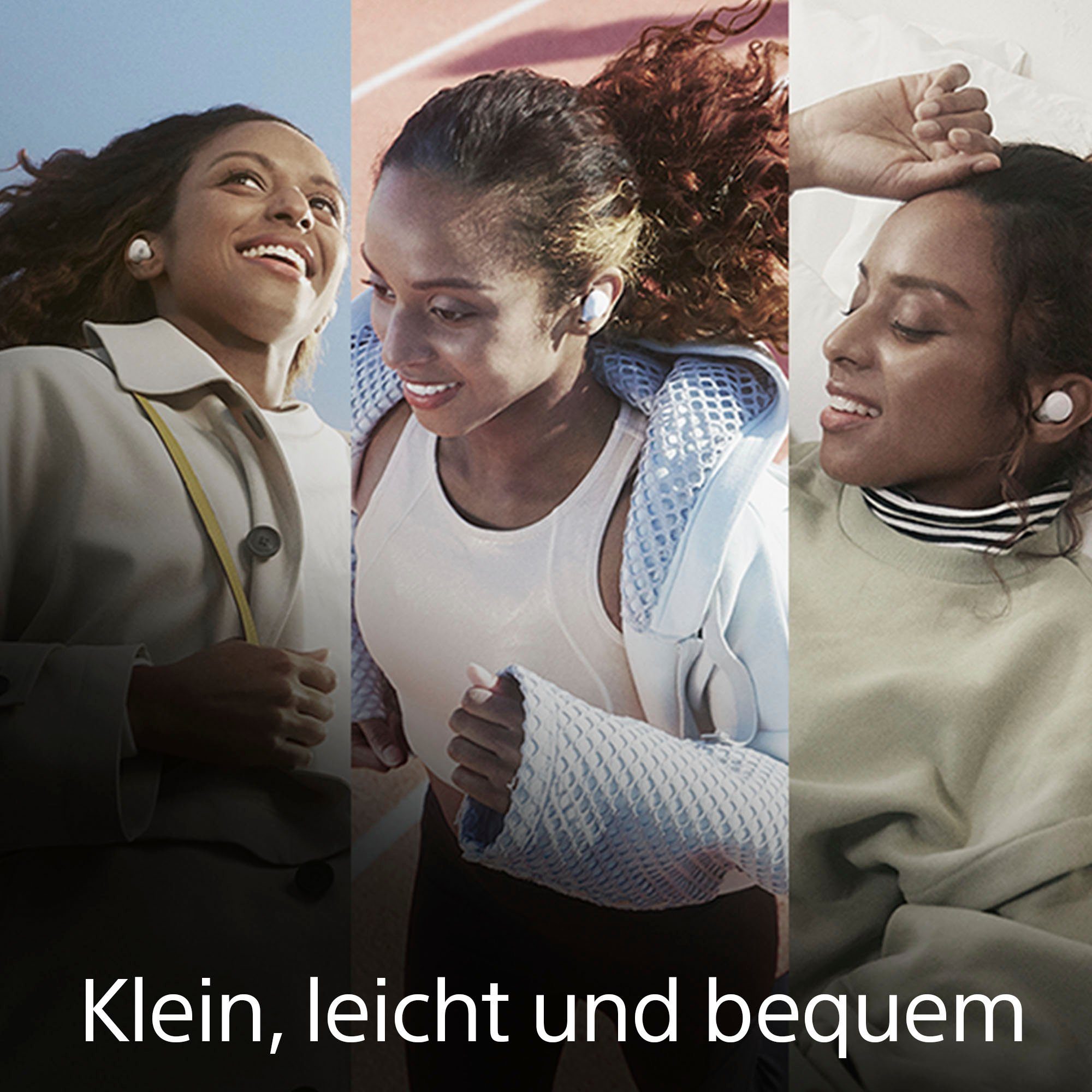 weiß Akkulaufzeit) Bluetooth, Wireless, LinkBuds Sony (Noise-Cancelling, Noise Cancelling, wireless 20 NFC, st. In-Ear-Kopfhörer True S Touch-Steuerung,