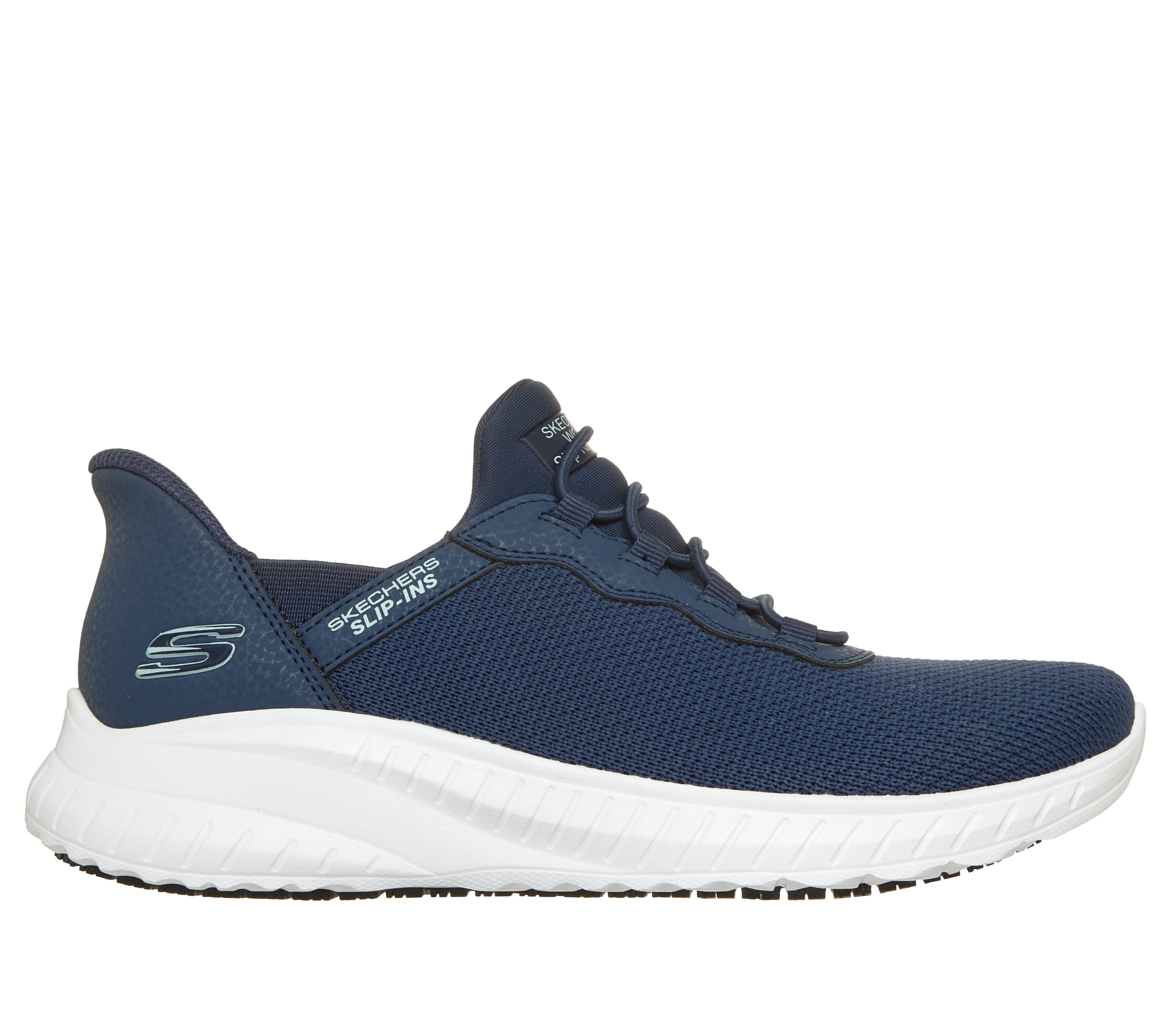 Skechers SQUAD CHAOS SR-JASUL Berufsschuh Slip-on Sneaker, Schlupfschuh mit Air-Cooled Memory Foam