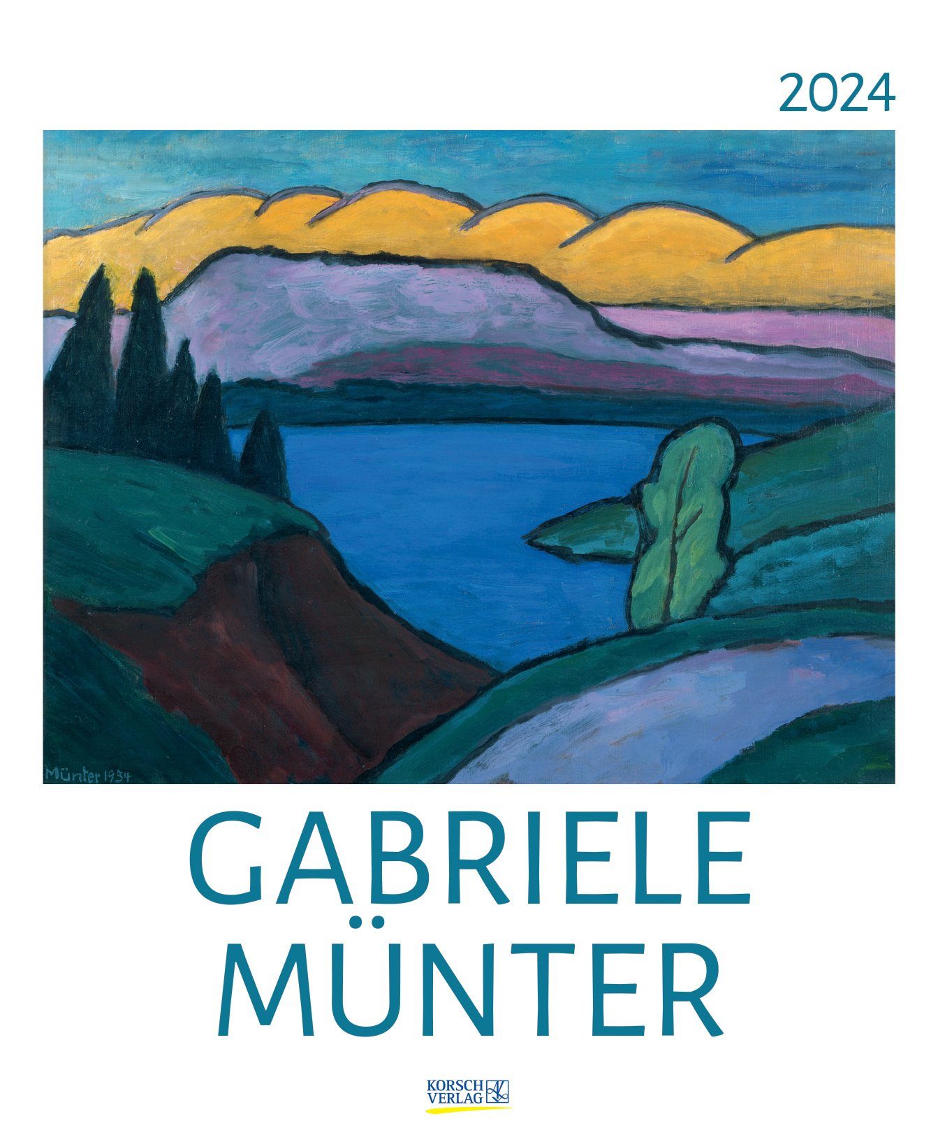 Korsch Verlag Kunstkalender Korsch Verlag Kalender Gabriele Münter 2024