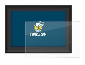 BROTECT flexible Panzerglasfolie für Yenock Digitaler Bilderrahmen 10.1 Zoll, Displayschutzglas, Schutzglas Glasfolie klar