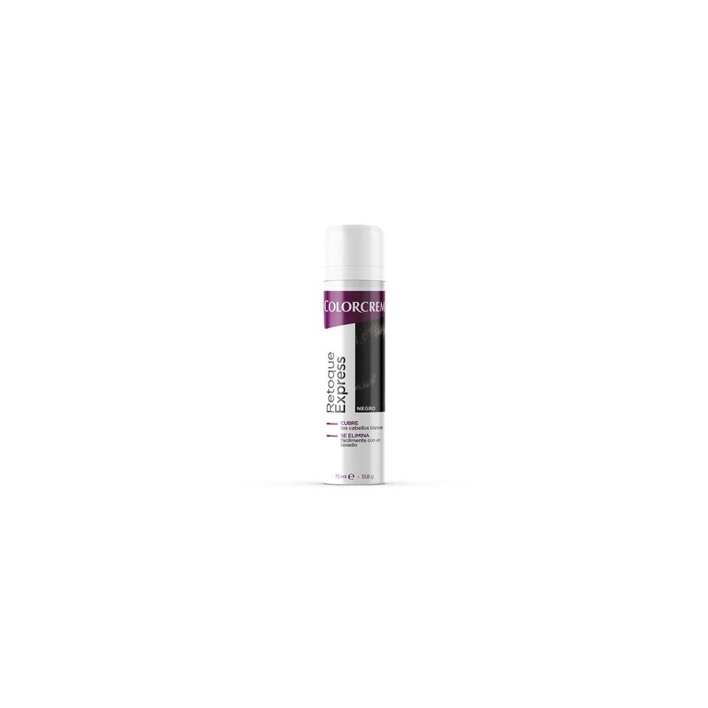 COLORCREM Haarpflege-Set Colorcrem Express Retuschierspray Farbstoff Schwarz