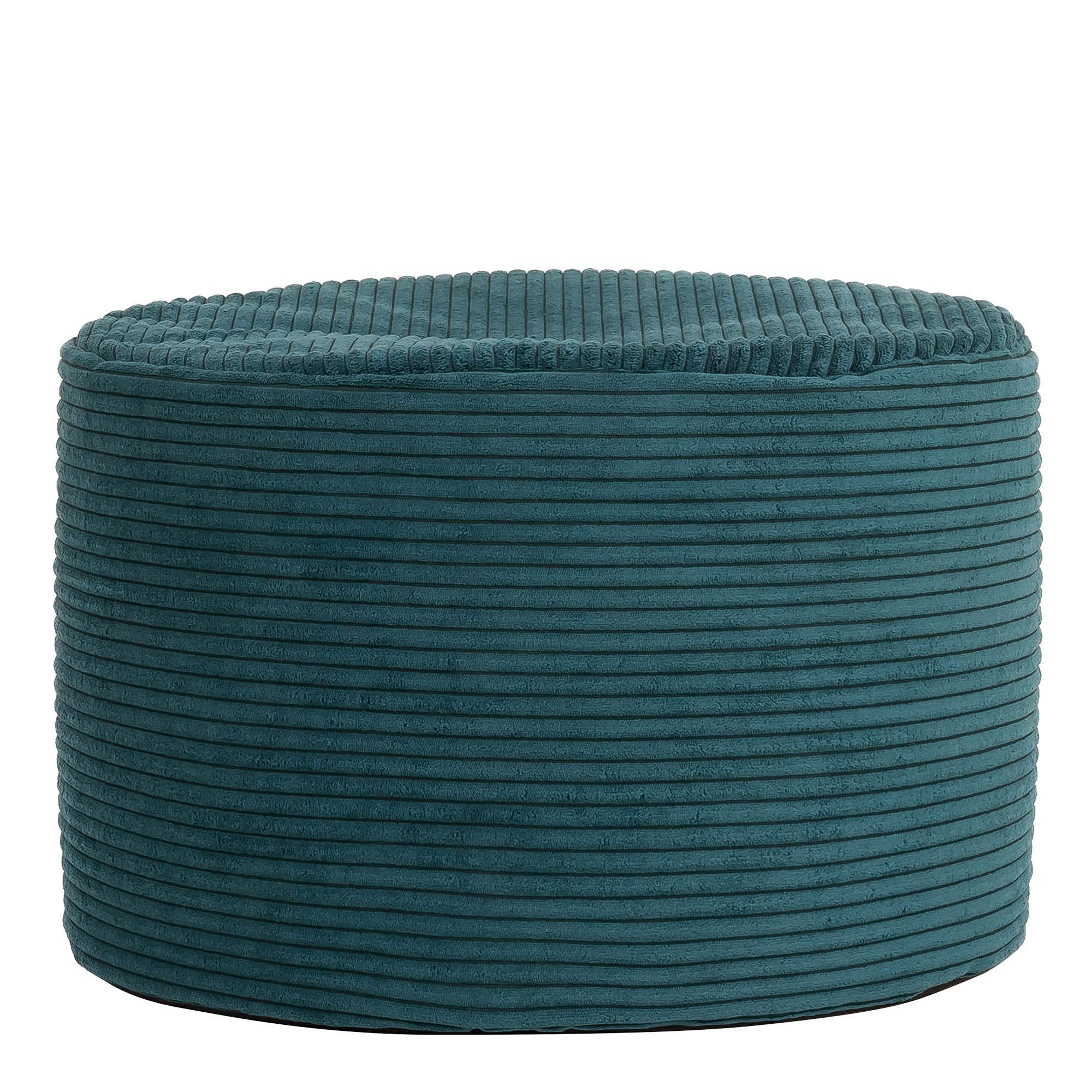 icon Pouf XL aus Cord „Milano“, mit Füllung