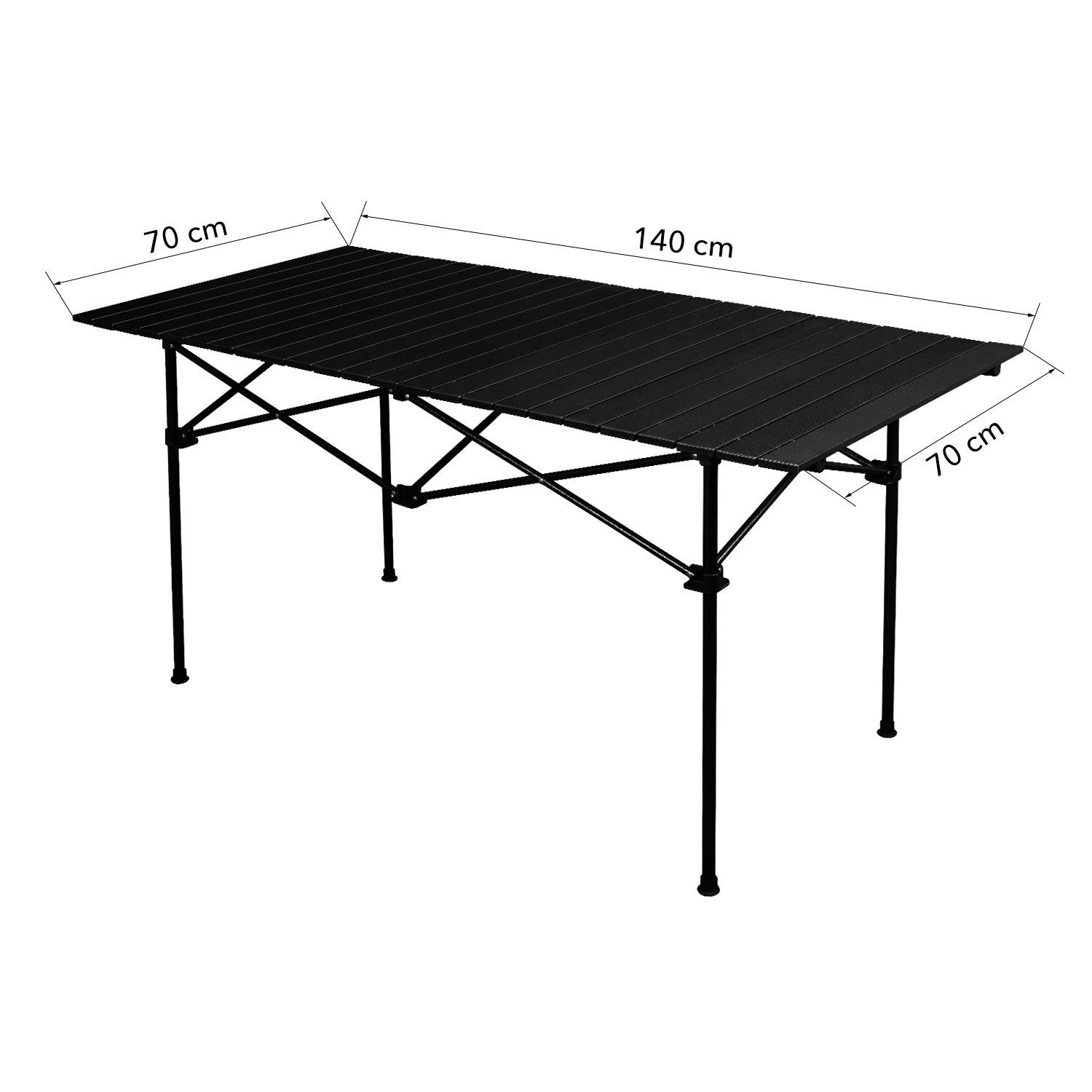 anndora Campingtisch 70x140 cm faltbarer Esstisch günstig online kaufen