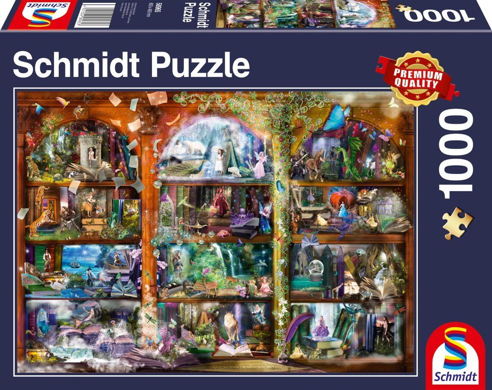 Schmidt Spiele Puzzle 1000 Teile Schmidt Spiele Puzzle Märchen-Zauber 58965, 1000 Puzzleteile