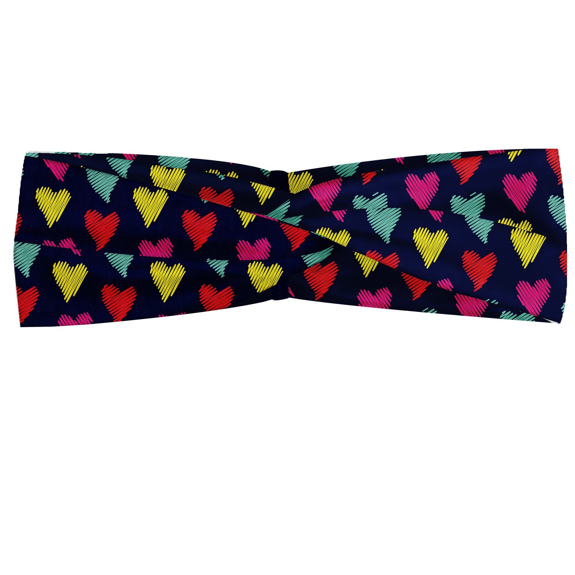 Abakuhaus Stirnband Elastisch und Angenehme alltags accessories Valentine Herz-Liebe glücklich