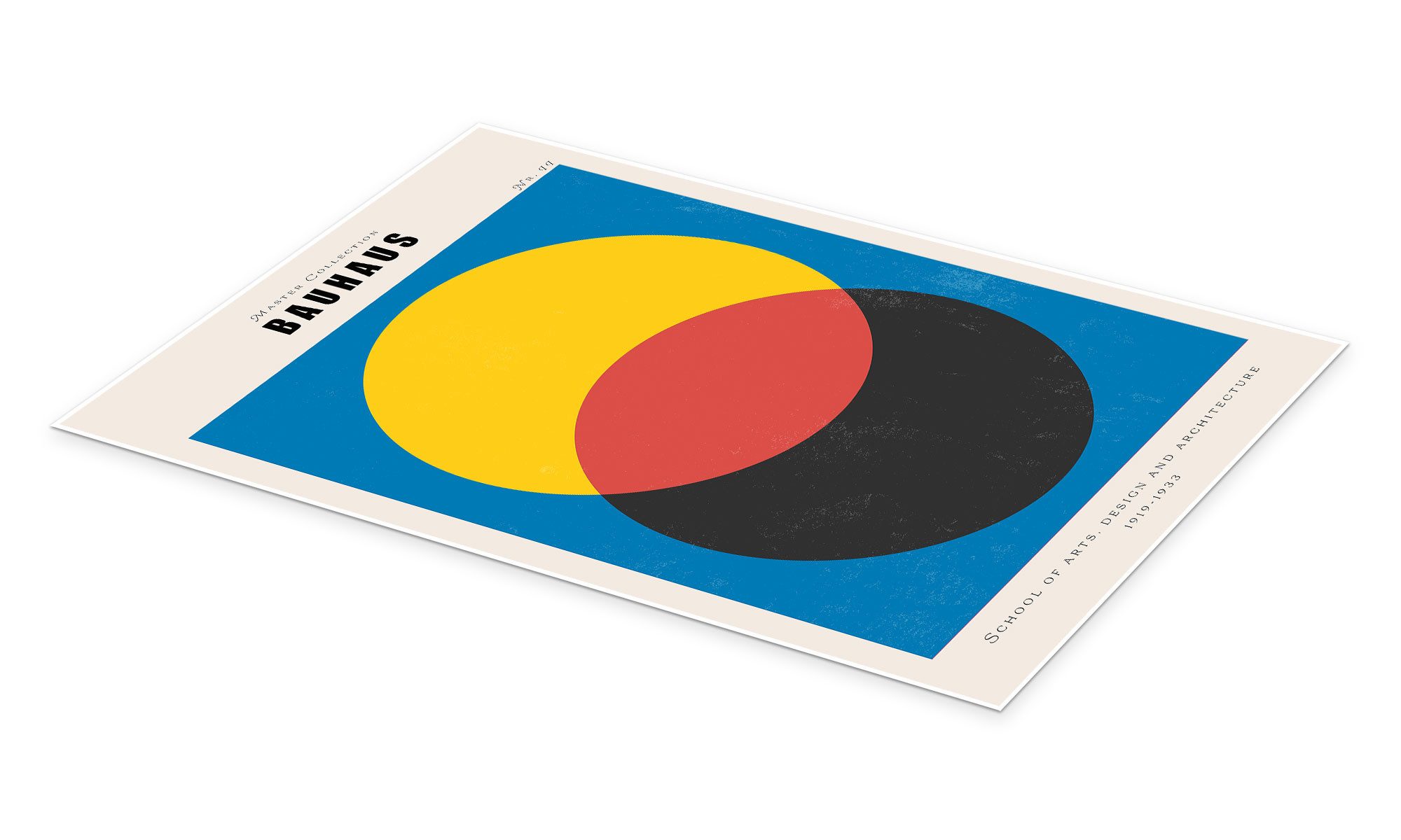 Posterlounge Wandbild Bauhaus Design and Architecture, Exhibition Posters, erhältlich als Poster, Leinwandbild, Wandsticker oder Acrylglasbild