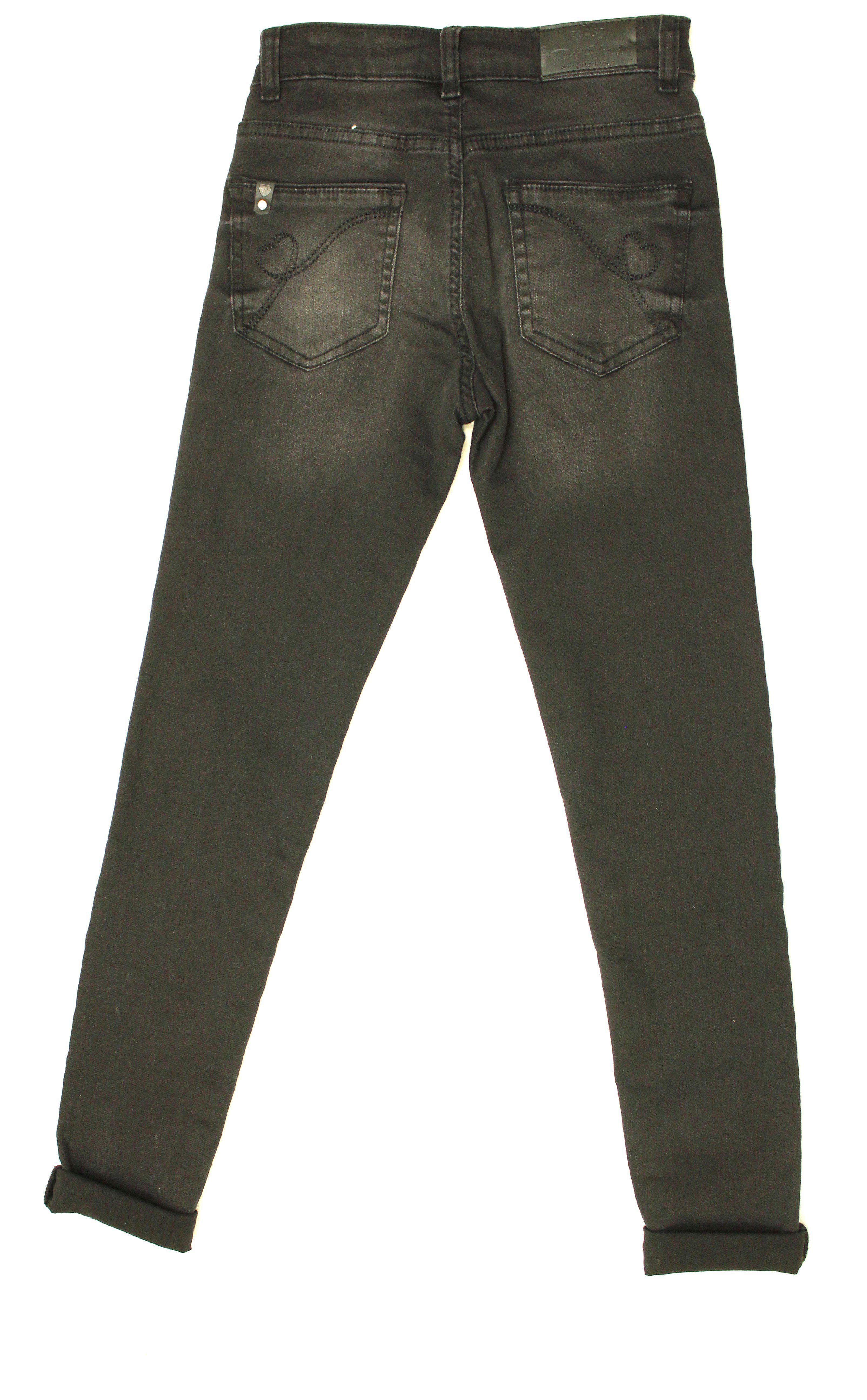 Slim Pocket OAKS Fit (1-tlg) 5-Pocket-Jeans Jeans M330059 Five Mädchen, THREE 300