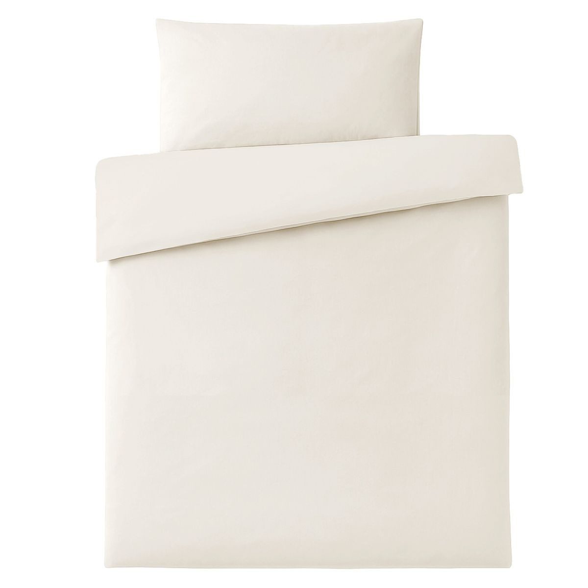 Makian Bettwäsche Uni - Beige, Baumwolle, günstig online kaufen