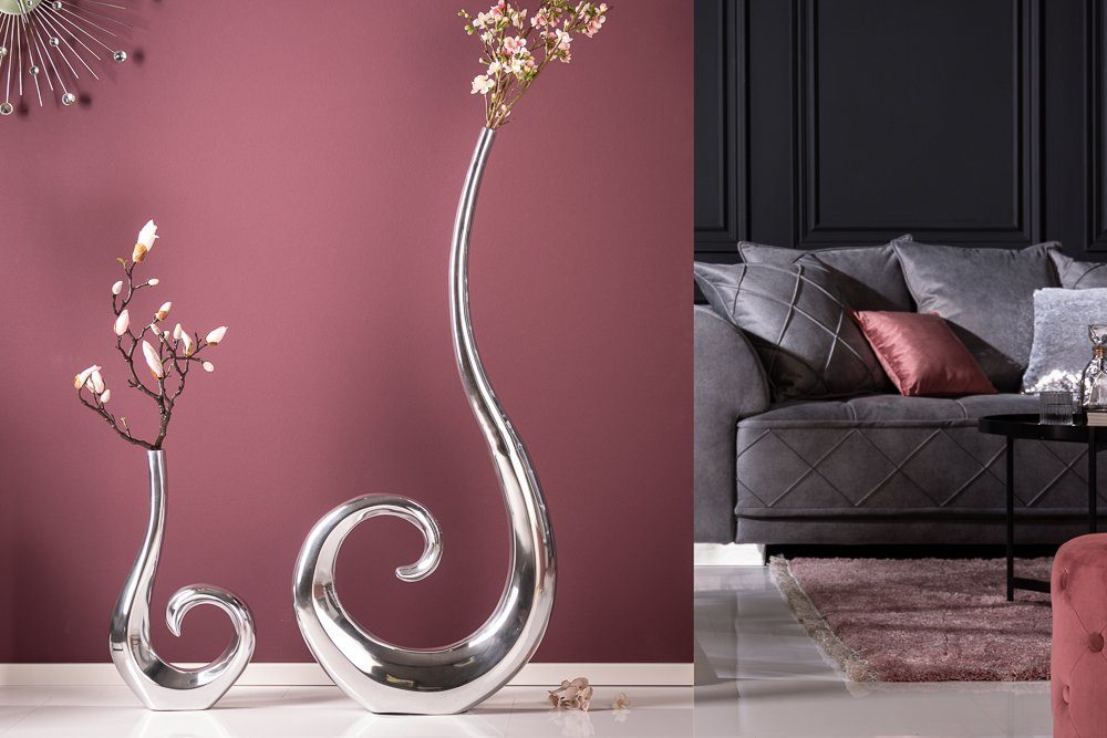 riess-ambiente Tischvase WAVE 47cm silber, Vase · poliert · Dekovase · aus günstig online kaufen