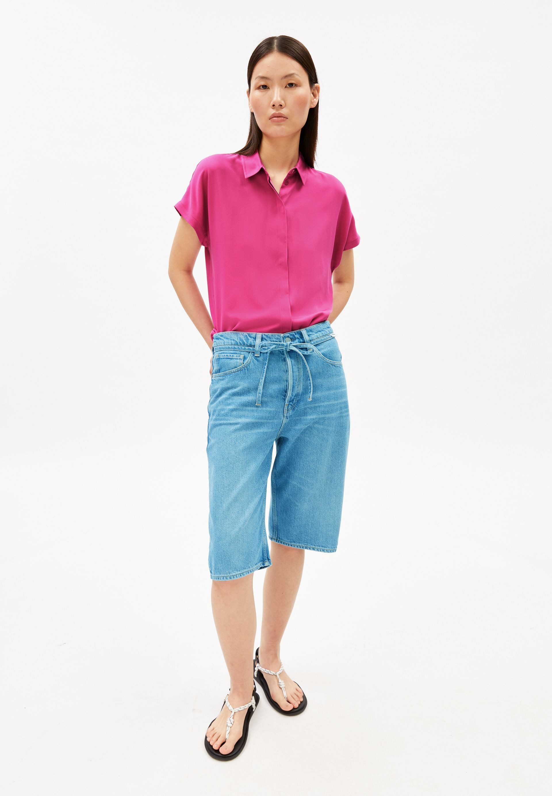 Armedangels Hemdbluse LARISAANA Bluse aus LENZING™ ECOVERO™ Viskose (1-tlg) Relaxed Fit