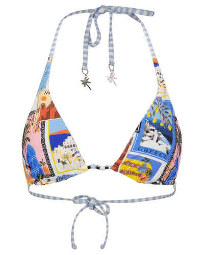 Seafolly Bügel-Bikini-Top Damen Bikini REVERSIBLE LONGLINE (1-St)