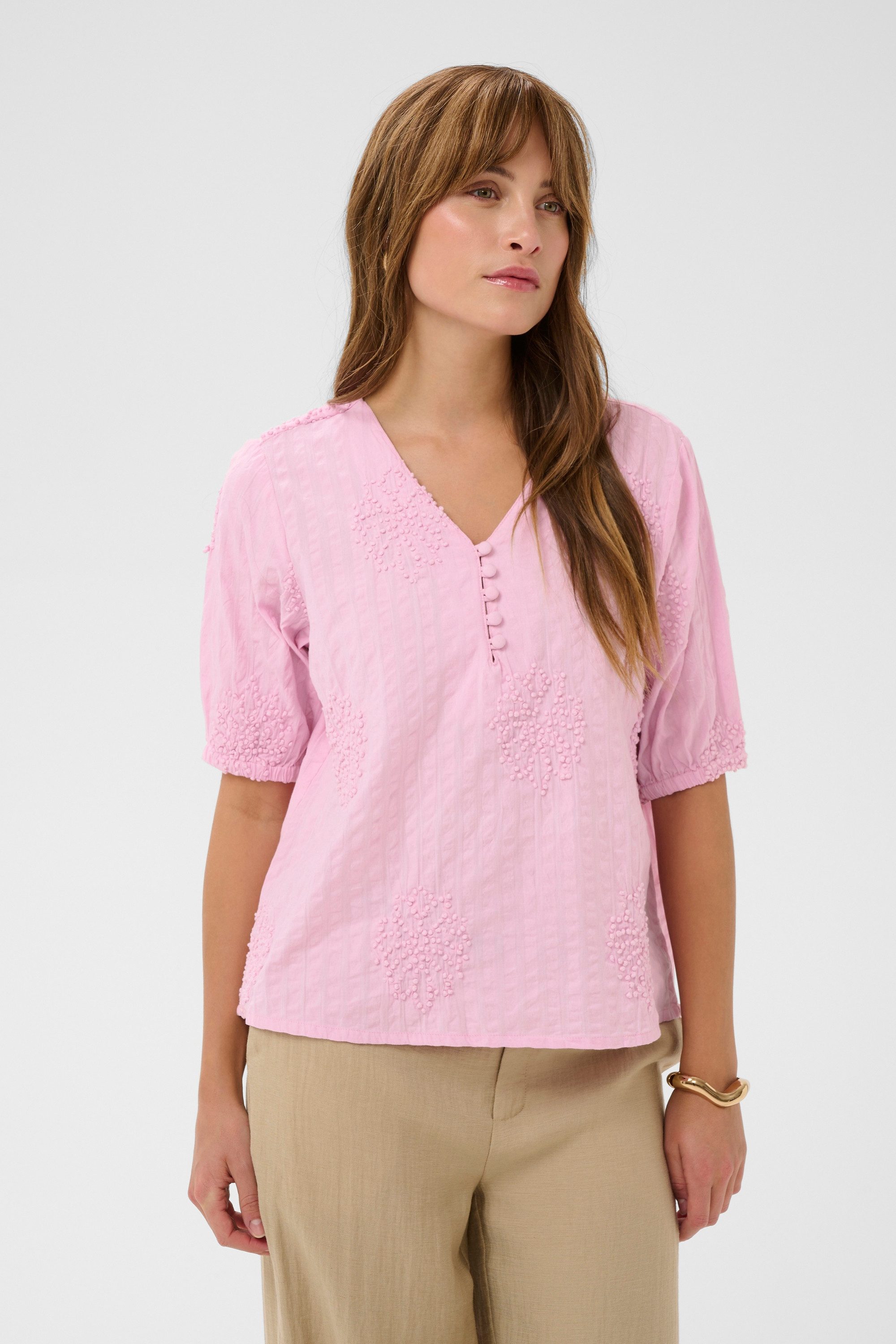 Langarmbluse Bluse langarm CUlelau