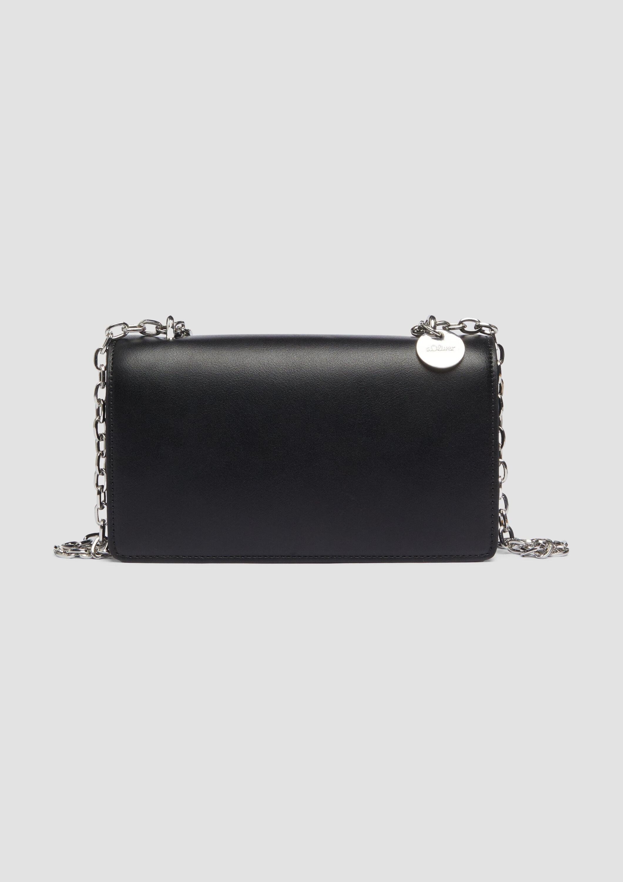 s.Oliver Umhängetasche Tasche, Crossbody-Bag in Leder-Optik mit Kettenriemen