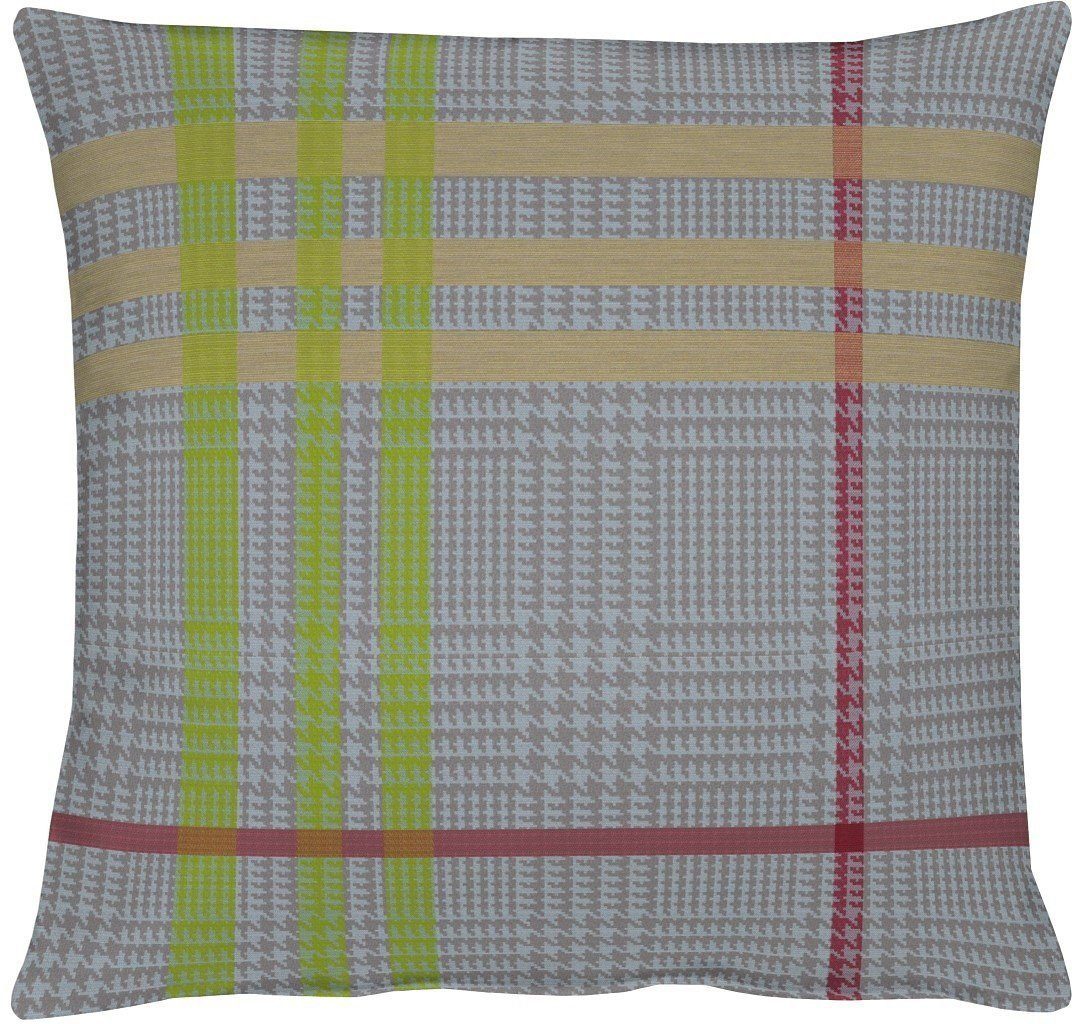 APELT Dekokissen Tartan, Kissenhülle mit Füllung, 1 Stück blau