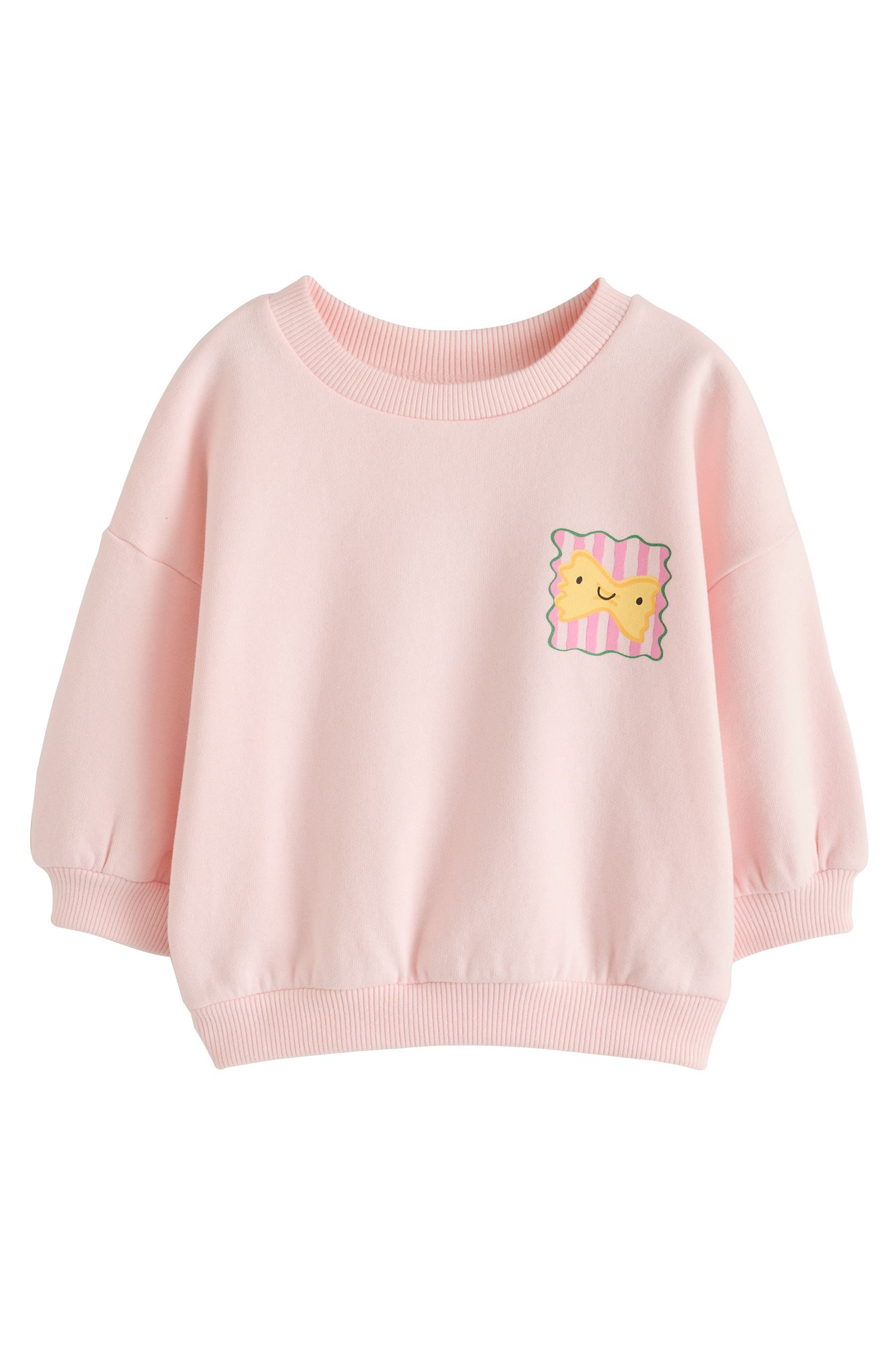 Sweater Sweatshirt mit Rundhalsausschnitt