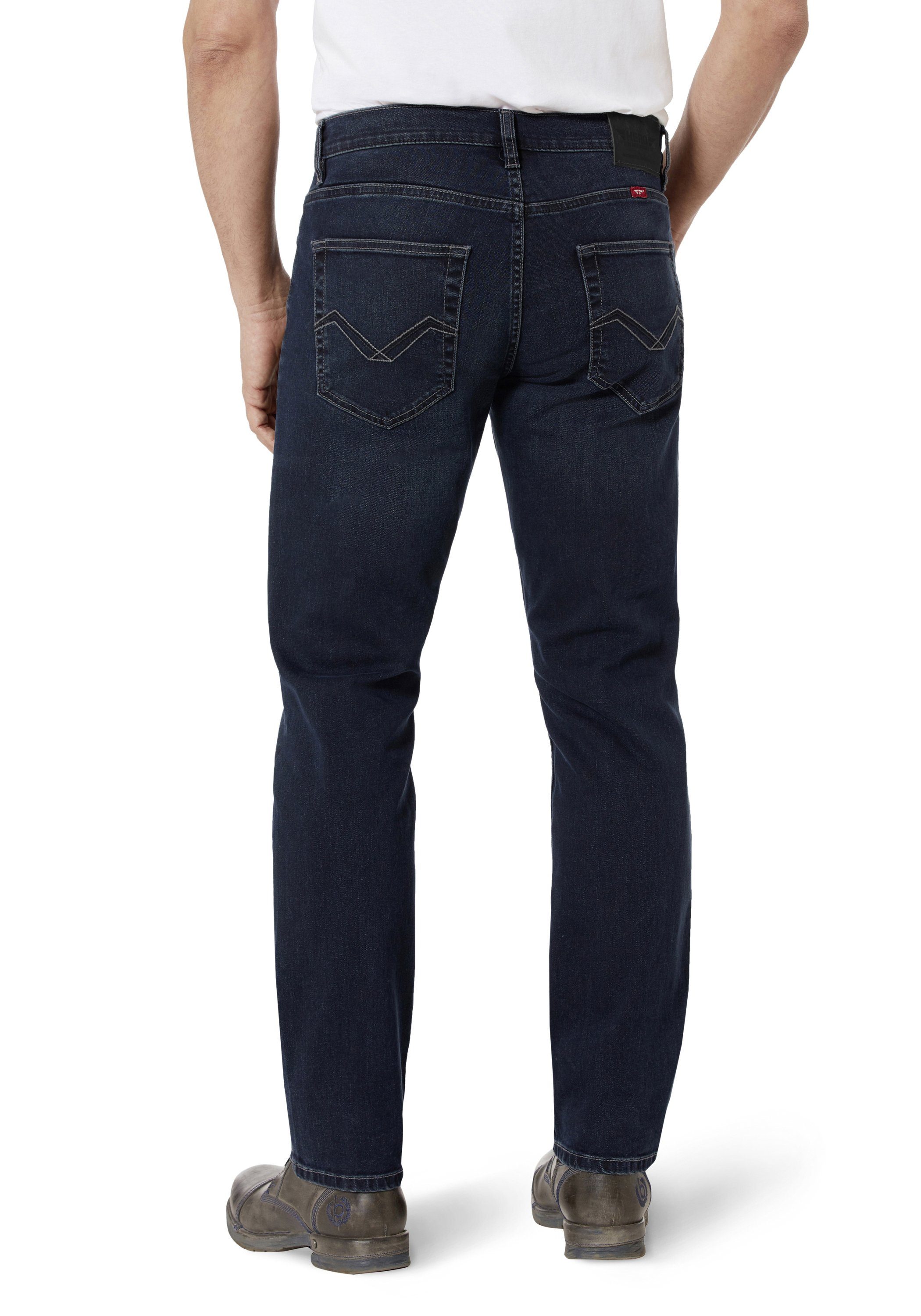 HERO by John Medoox Stretch wash indigo 5-Pocket-Jeans Straight Denver Regular