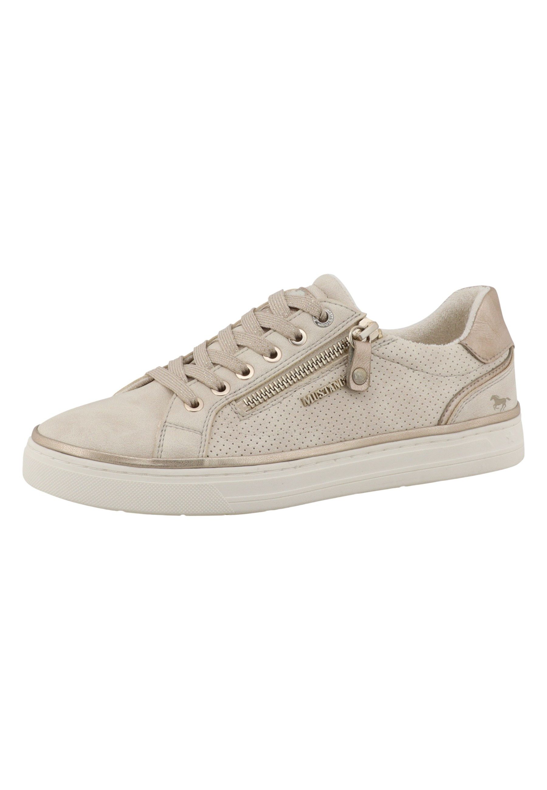 Mustang Shoes 26M0032006 00182 Cream Sneaker