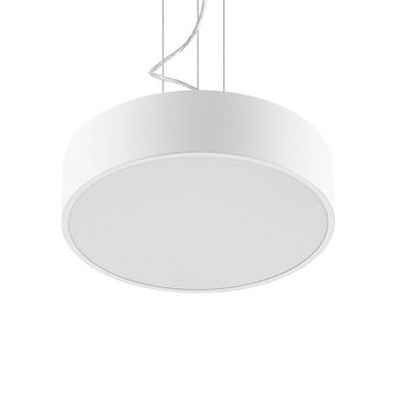 Arcchio LED-Hängeleuchte Noabelle, dimmbar, LED-Leuchtmittel fest verbaut, Farbwechsel warmweiß / tageslicht, Modern, Metall, Acryl, weiß, 1 flammig, inkl. Leuchtmittel