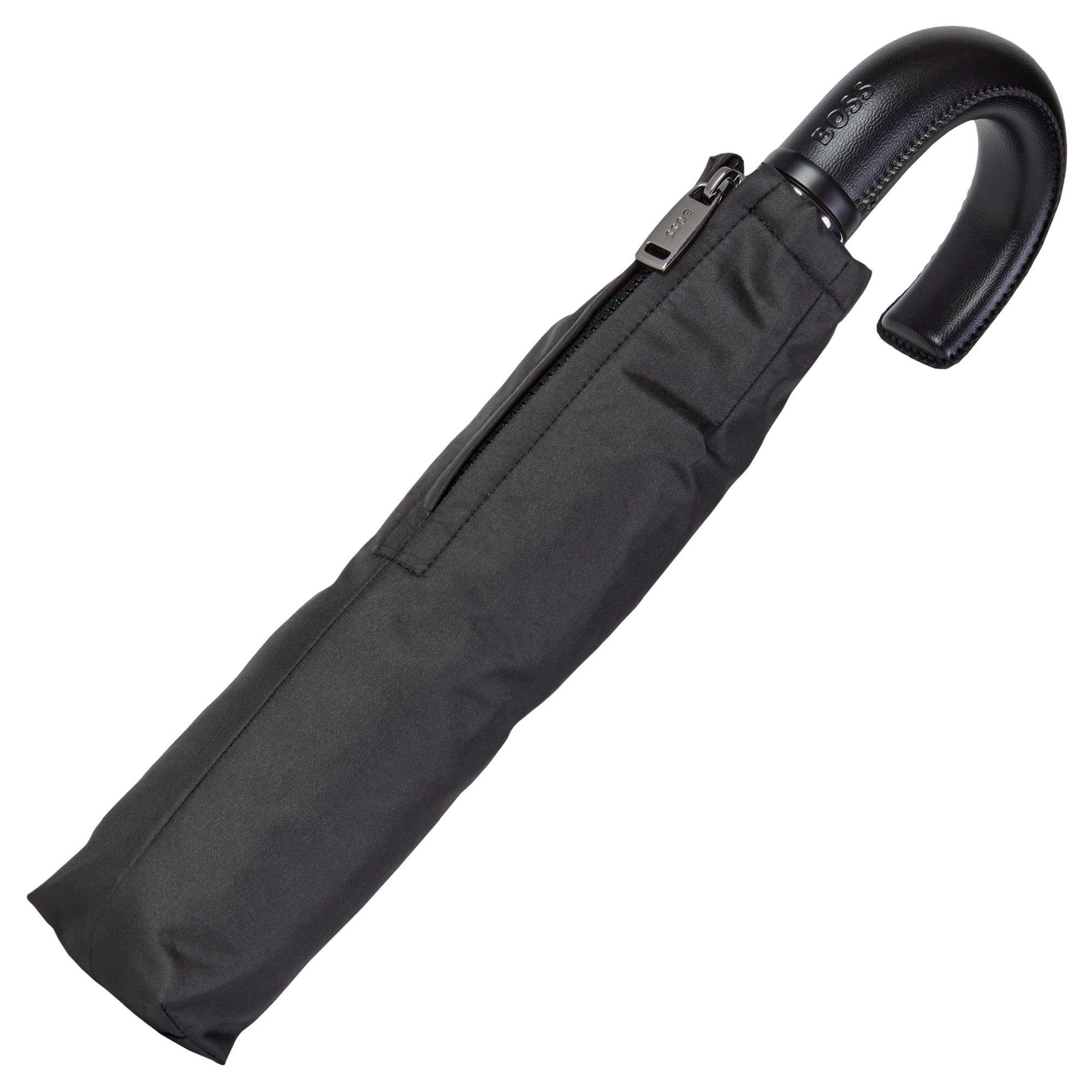 BOSS Taschenregenschirm Monogramme - dark Regenschirm grey 103 cm