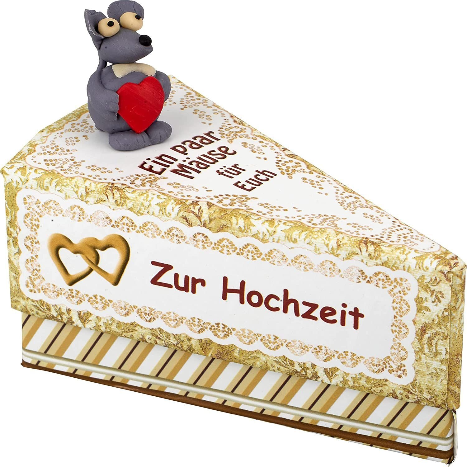 HERGO Creation Geschenkkarte Geschenkschachtel Zur Hochzeit