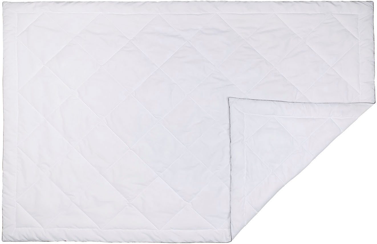 Gözze Microfaserbettdecke Silberkante Bettdecke 135x200 & günstig online kaufen