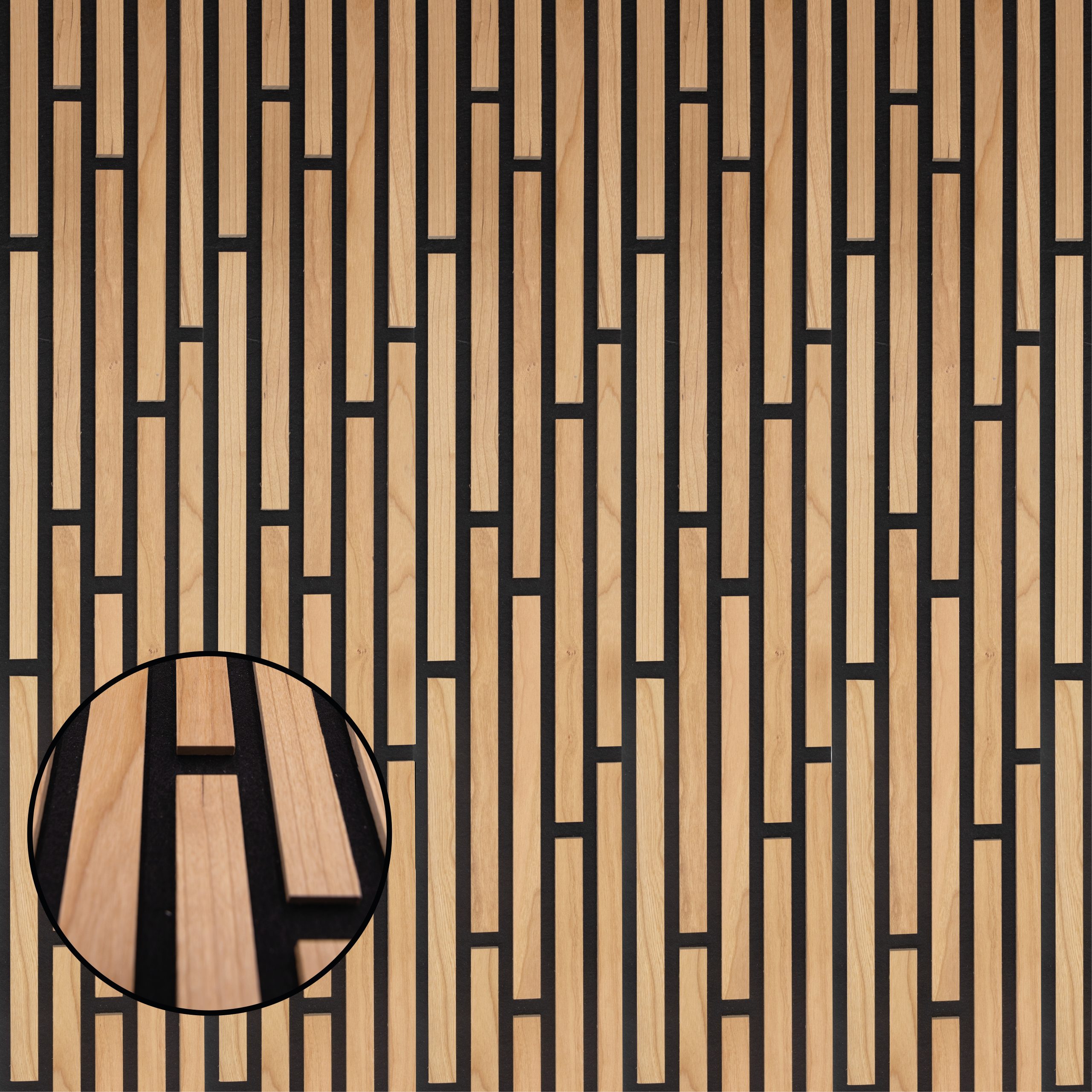 wodewa GmbH Wandpaneel - Akustikpaneel Akzent -, BxL: 16x120 cm, 0,19 qm, (Stück, 0,19 m) 3D-Optik, Schallreduzierung