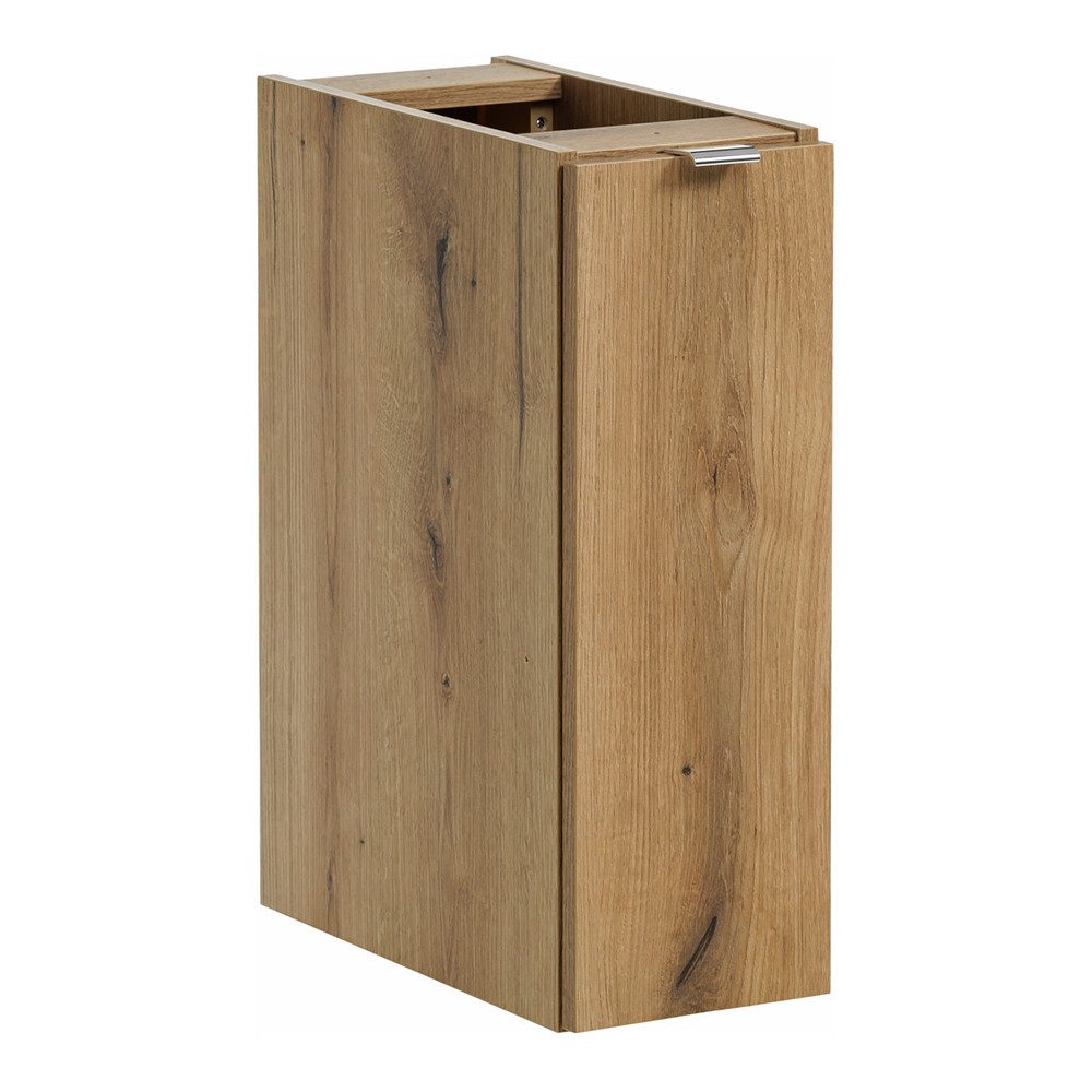 Lomadox Badkommode NEWPORT-56-OAK, 20cm, in Eiche, Metallgriffe
