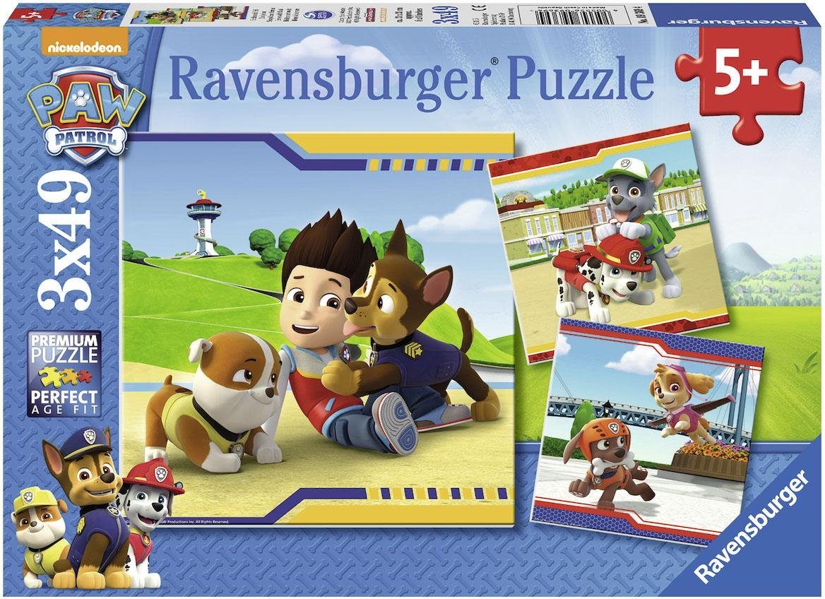 Ravensburger Puzzle PAW Patrol Helden mit Fell, 147 Puzzleteile, Made in Eu günstig online kaufen