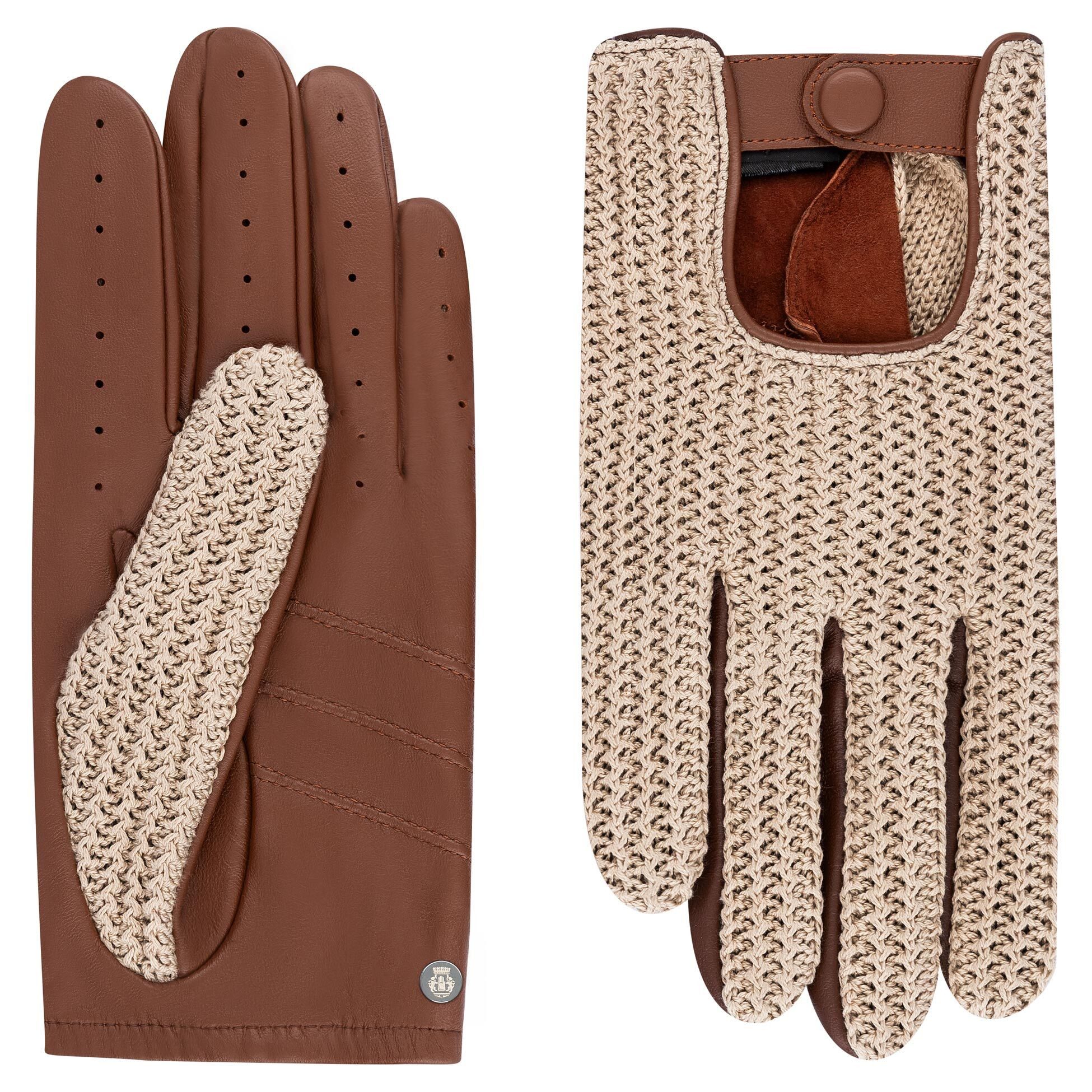 Roeckl Lederhandschuhe LE MANS AUTOFAHRER Crochet Sommerhandschuh