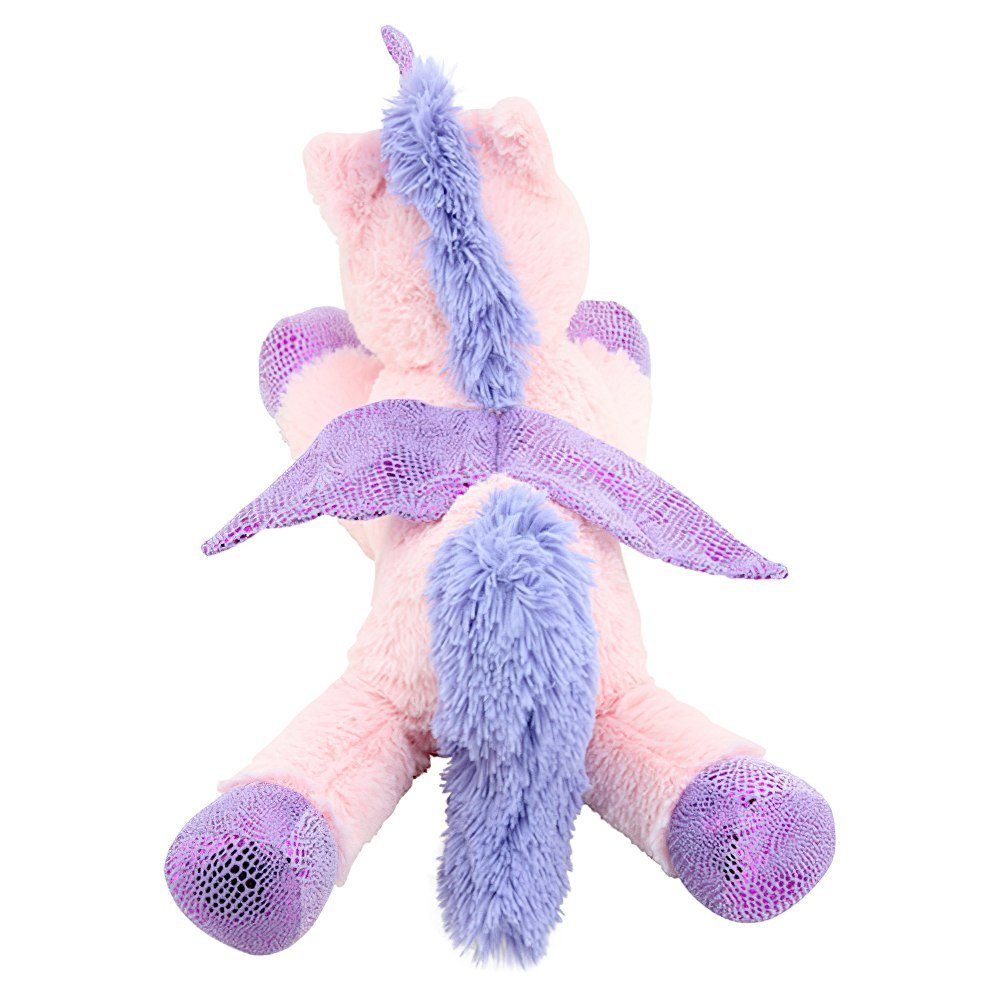 Sweety-Toys Kuscheltier Kuscheltier Einhorn rosa – weiches Plüschtier 65 cm