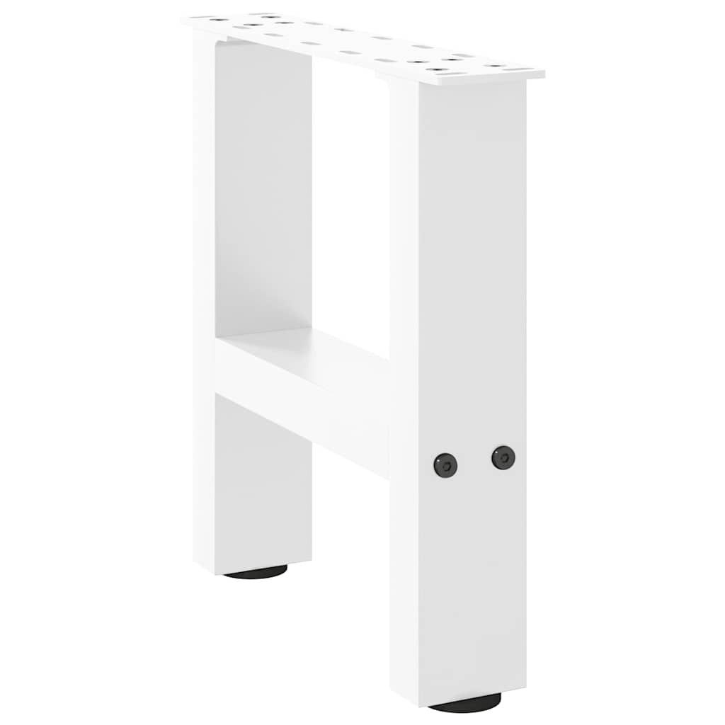 vidaXL Tischbein Couchtischbeine Weiß 2 Stk. günstig online kaufen