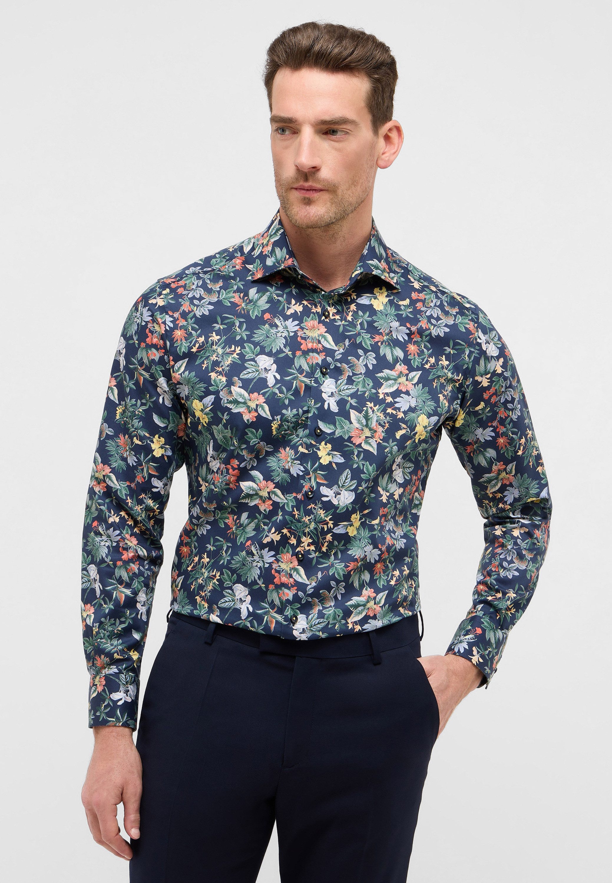 Eterna Langarmhemd MODERN FIT NON IRON günstig online kaufen