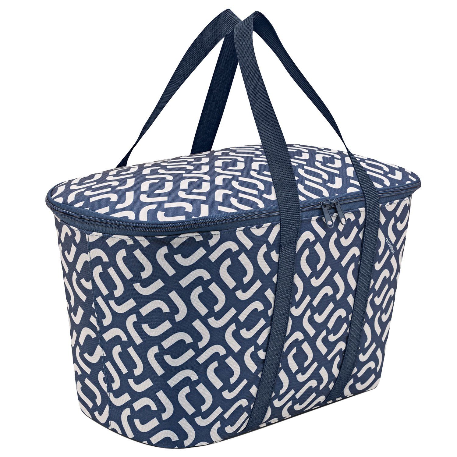 Wahl Picknickkorb l Einkaufskorb coolerbag REISENTHEL® 20 Kühltasche navy Thermo Dekor zur Farbe signature -
