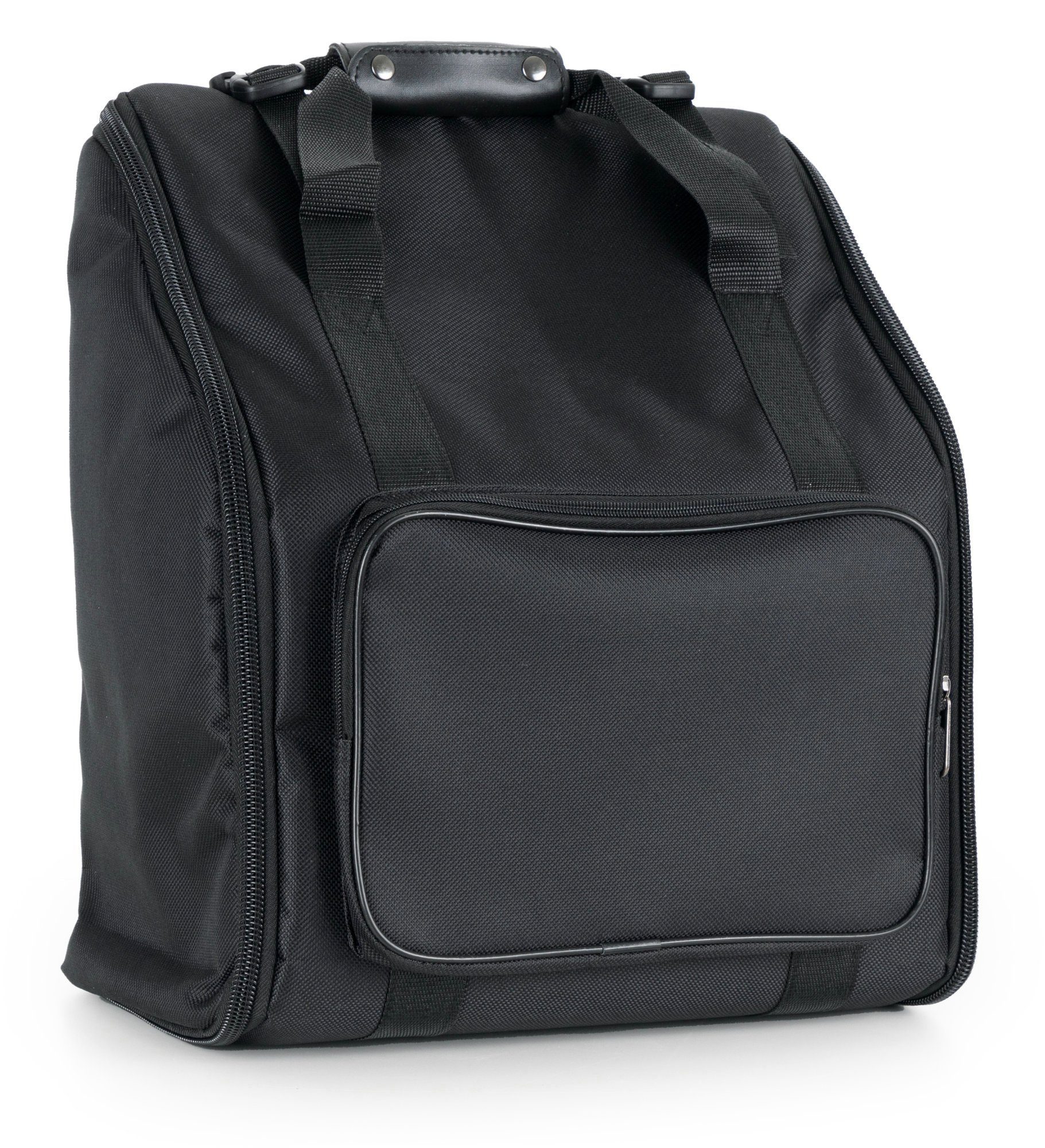 Classic Cantabile Knopf-Akkordeon "Secondo V" - 72 Bass Tastenakkordeon - 3-chörig - 34 Diskanttasten (Kompakt-Set, Inkl. Tasche und Tragegurte), mit Riemen & Rucksack-Tasche