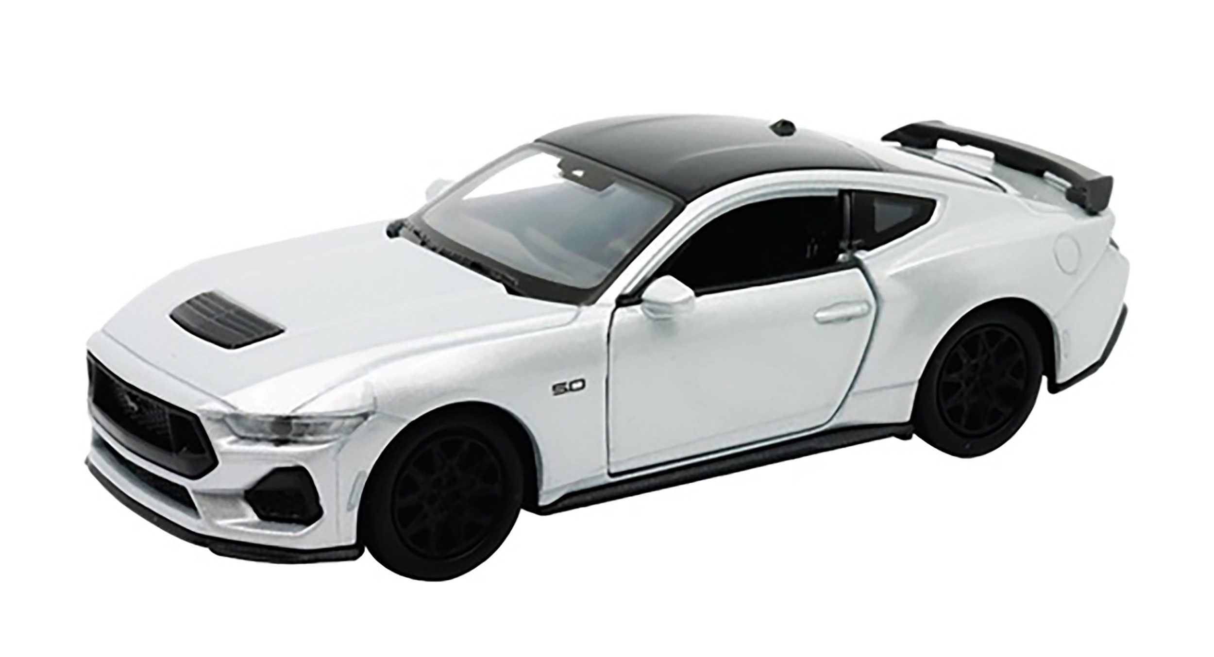 Welly Modellauto Ford Mustang GT 2024 12cm Rückzugmotor Modellauto 87 (Silb günstig online kaufen
