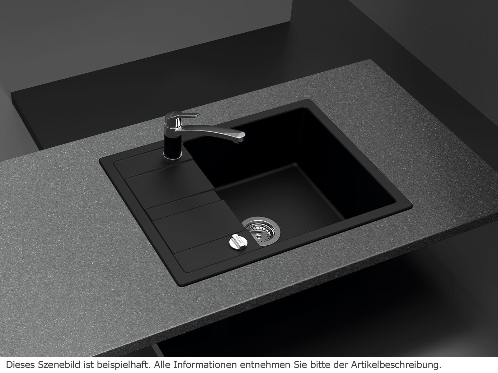 Schock Granitspüle, rechteckig, 65/50 cm, (1 St)