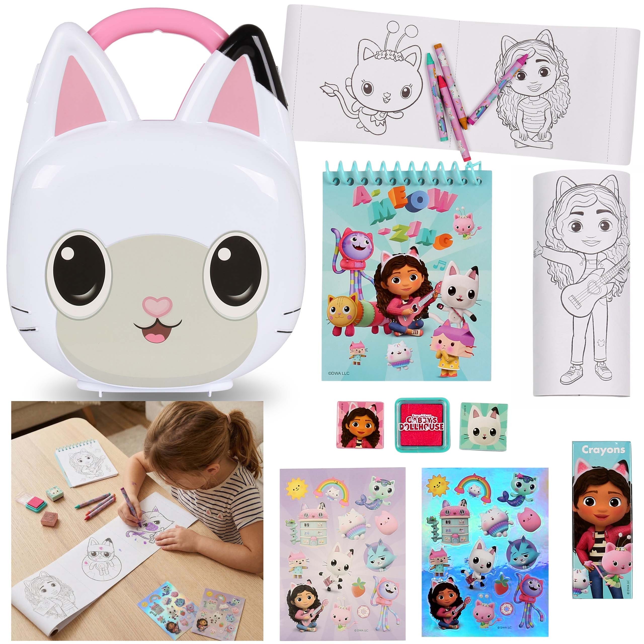 Sarcia.eu Notizbuch Gabby’s Dollhouse Malkoffer für Kinder – Kreativset mit Zubehör